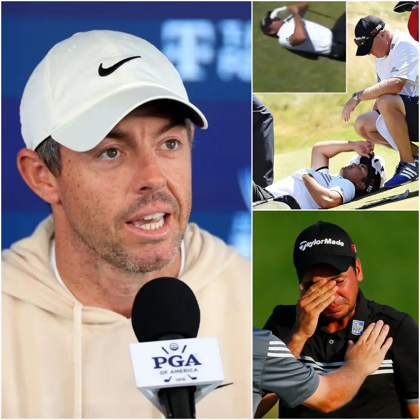 Cover Image for đTEARS IN THE GOLF WORLD: Rory McIlroy has delivered five deeply emotional words in response to