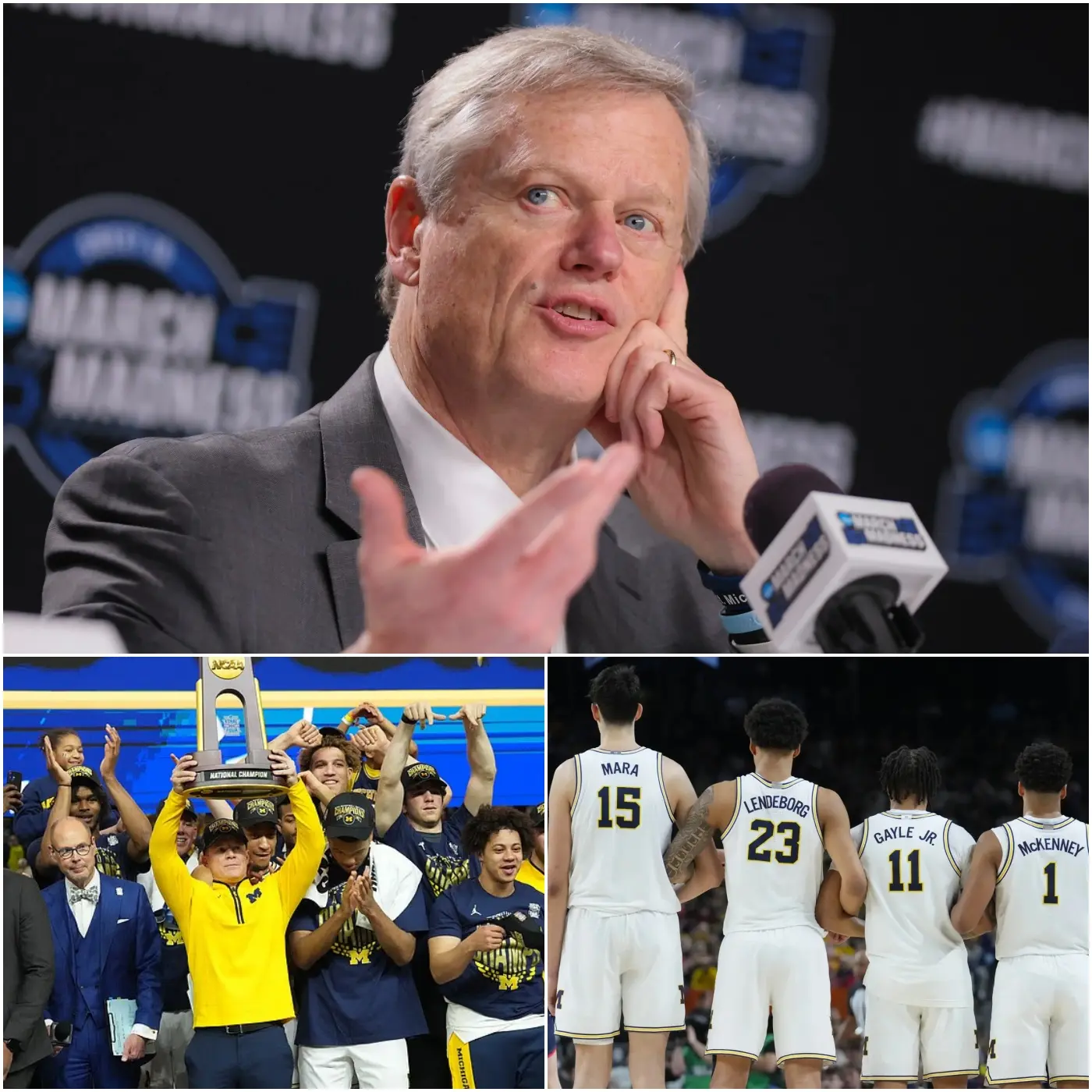 Cover Image for 🚨BREAKING NEWS: Two Michigan players failed post-game medical tests, both testing positive for banned s.u.b.stances