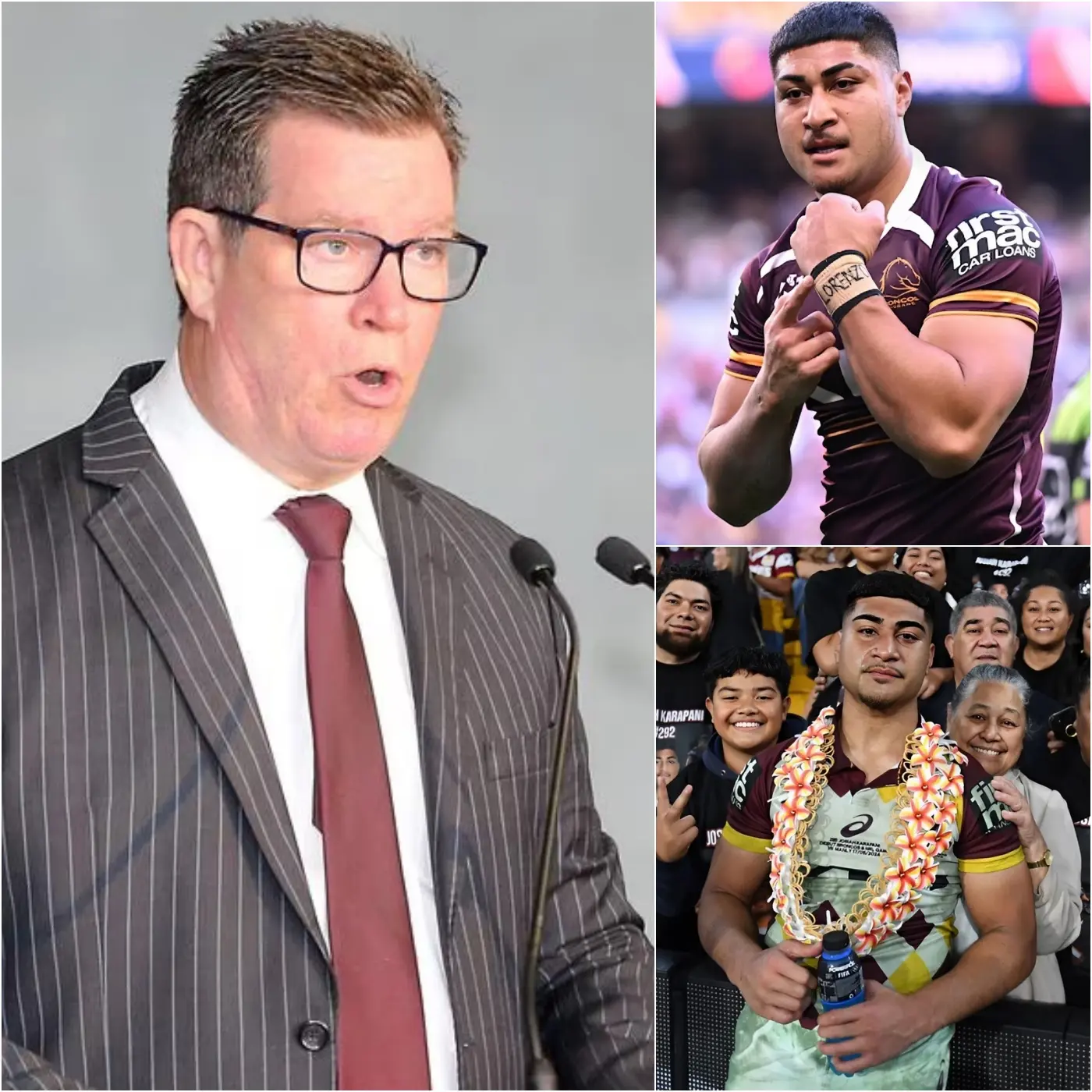 Cover Image for 🚨 BREAKING NEWS: Final decision from the Brisbane Broncos board regarding Josiah Karapani.