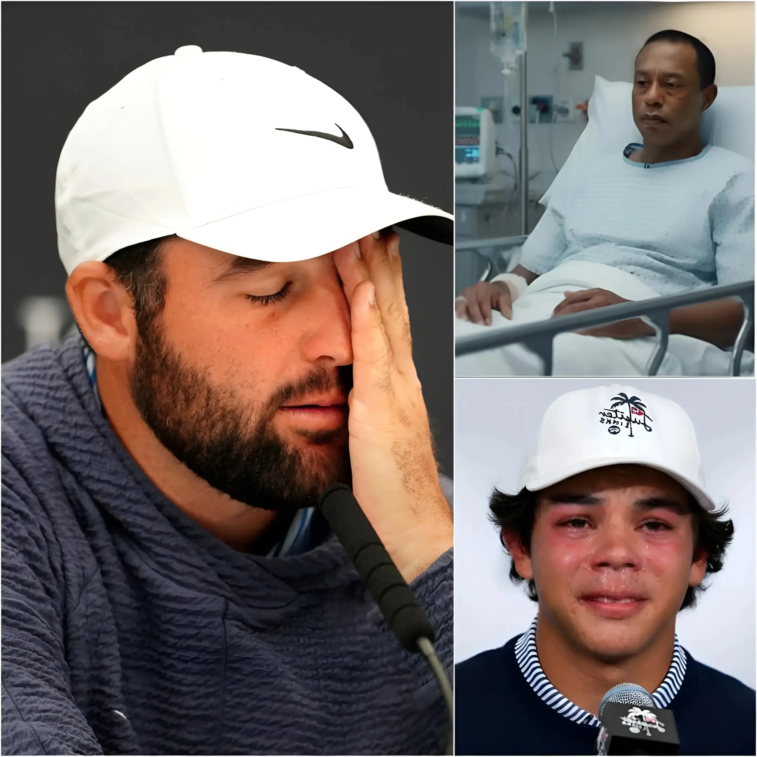 Cover Image for “MY HEART IS BROKEN!”🚨 Just 30 minutes ago, world number one golfer Scottie Scheffler suspended his entire schedule at the 2026 Masters to send his deepest condolences to Tiger Woods upon receiving the tragic news. Tiger Woods’ son officially confirmed the information, shocking and saddening the entire golf world.👇
