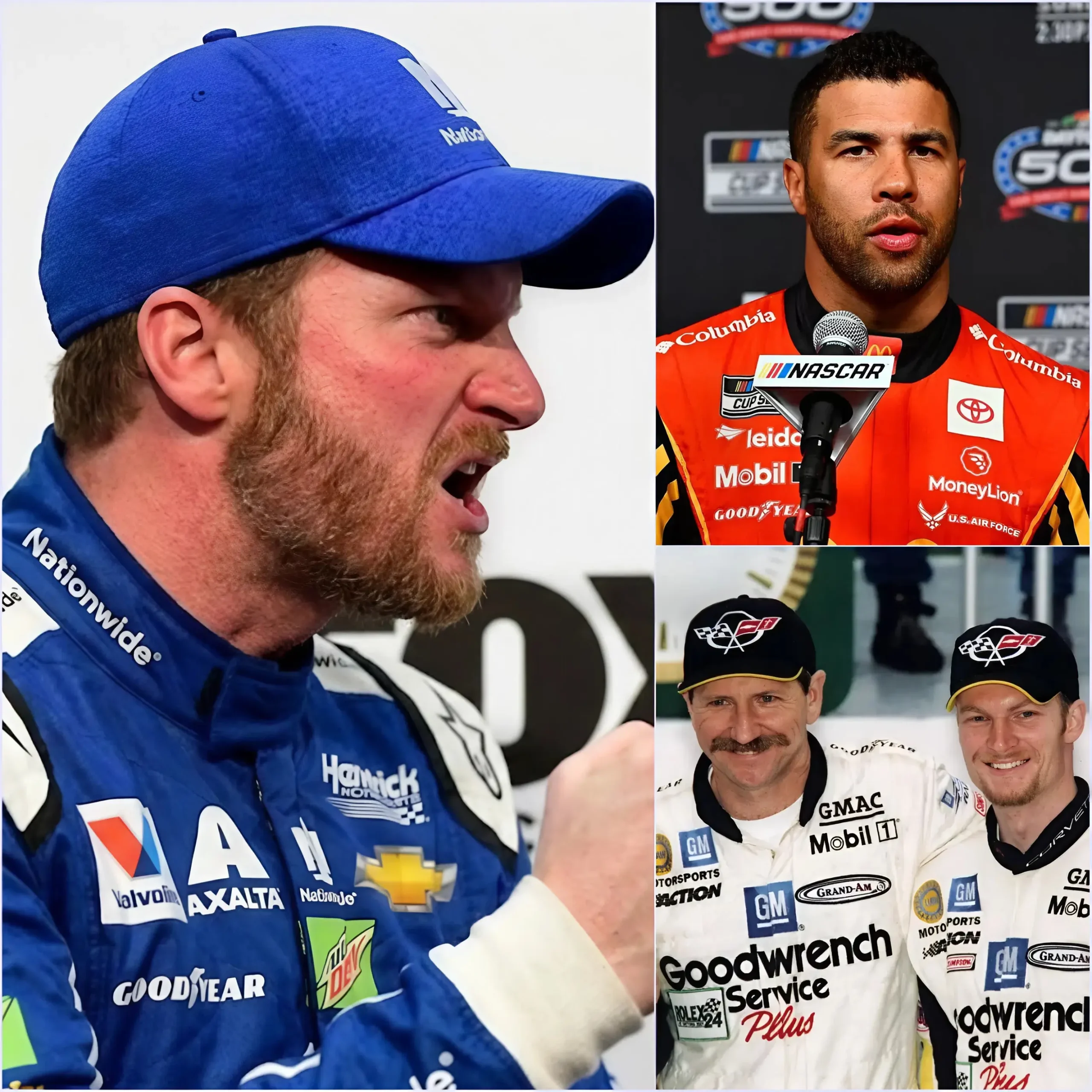 Cover Image for 🚨 “Why cover up Bubba Wallace’s dangerous act of retaliation right there on the track, yet fail to impose any penalties whatsoever?!”