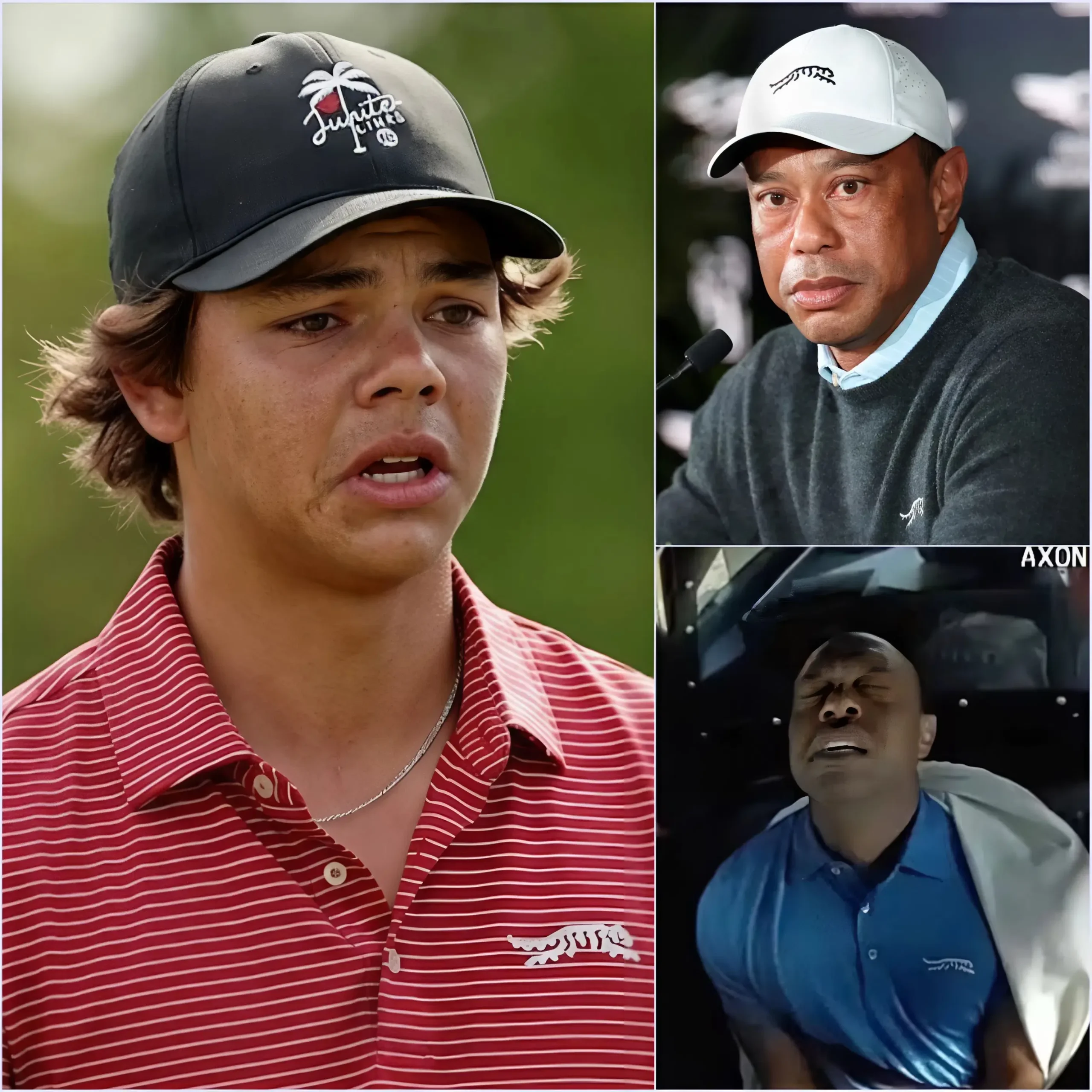 Cover Image for “MY FATHER WAS FRAMED! I HAVE PROOF!” 🚨 Charlie Woods, son of Tiger Woods, has unexpectedly spoken out amidst the firestorm of a scandal involving allegations that his father drove under the influence (DUI)