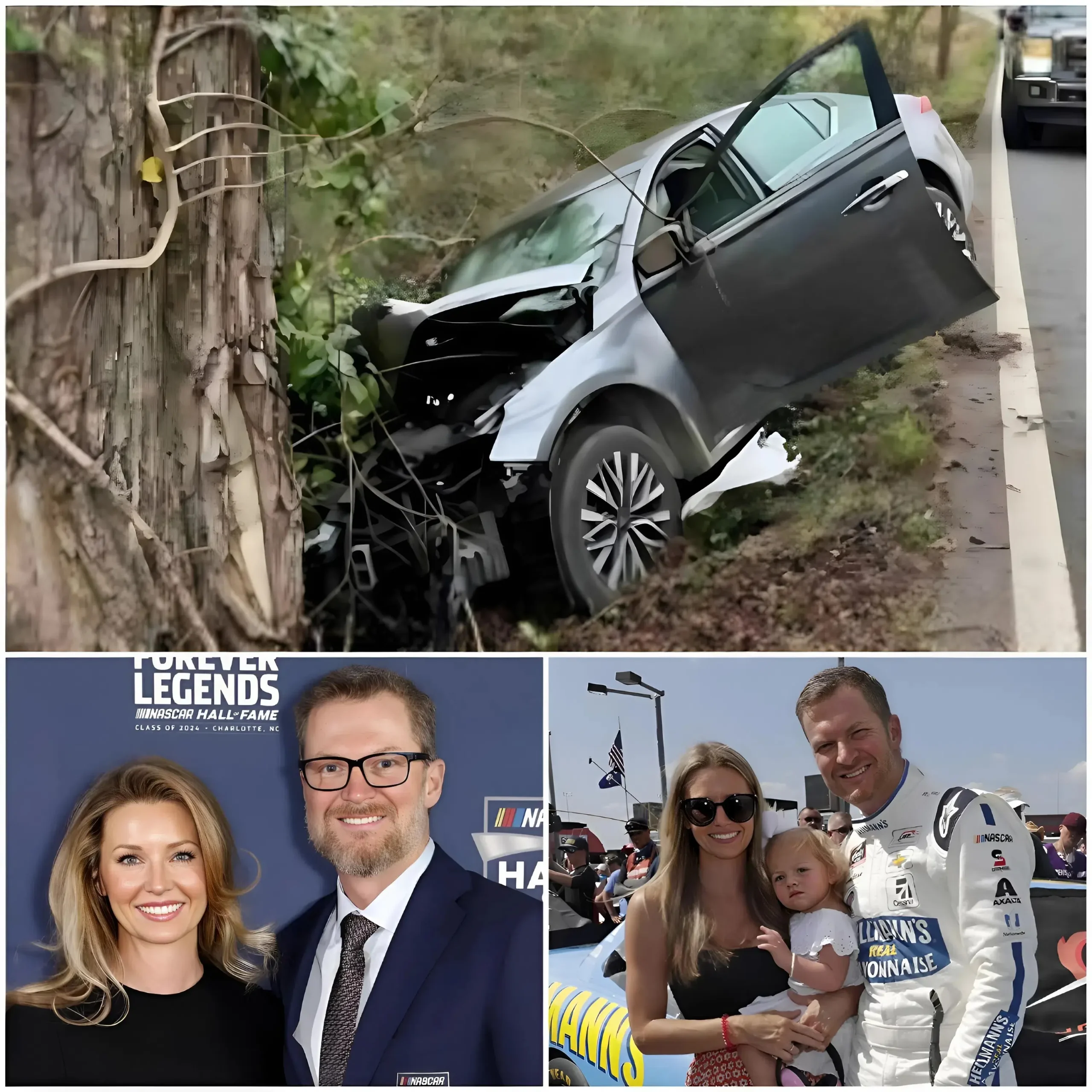Cover Image for 🚨BREAKING NEWS: A wave of concern is sweeping through the racing world as reports confirm that the wife of NASCAR legend Dale Earnhardt Jr. is currently in critical condition.