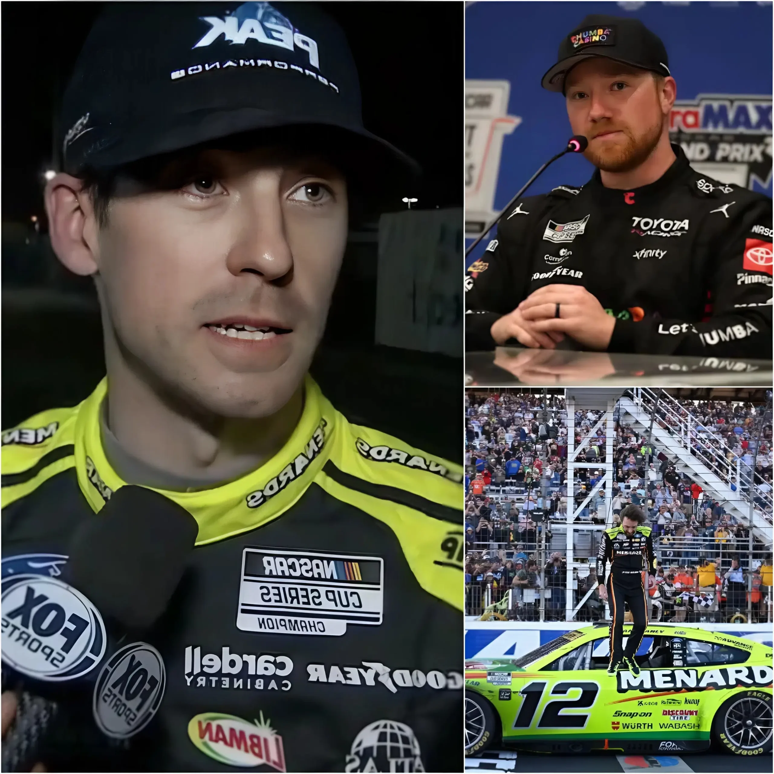 Cover Image for 🏁🚨“This is unfair! He definitely cheated!” — Tyler Reddick angrily accuses Ryan Blaney as an emergency investigation rocks the 2026 Masters.
