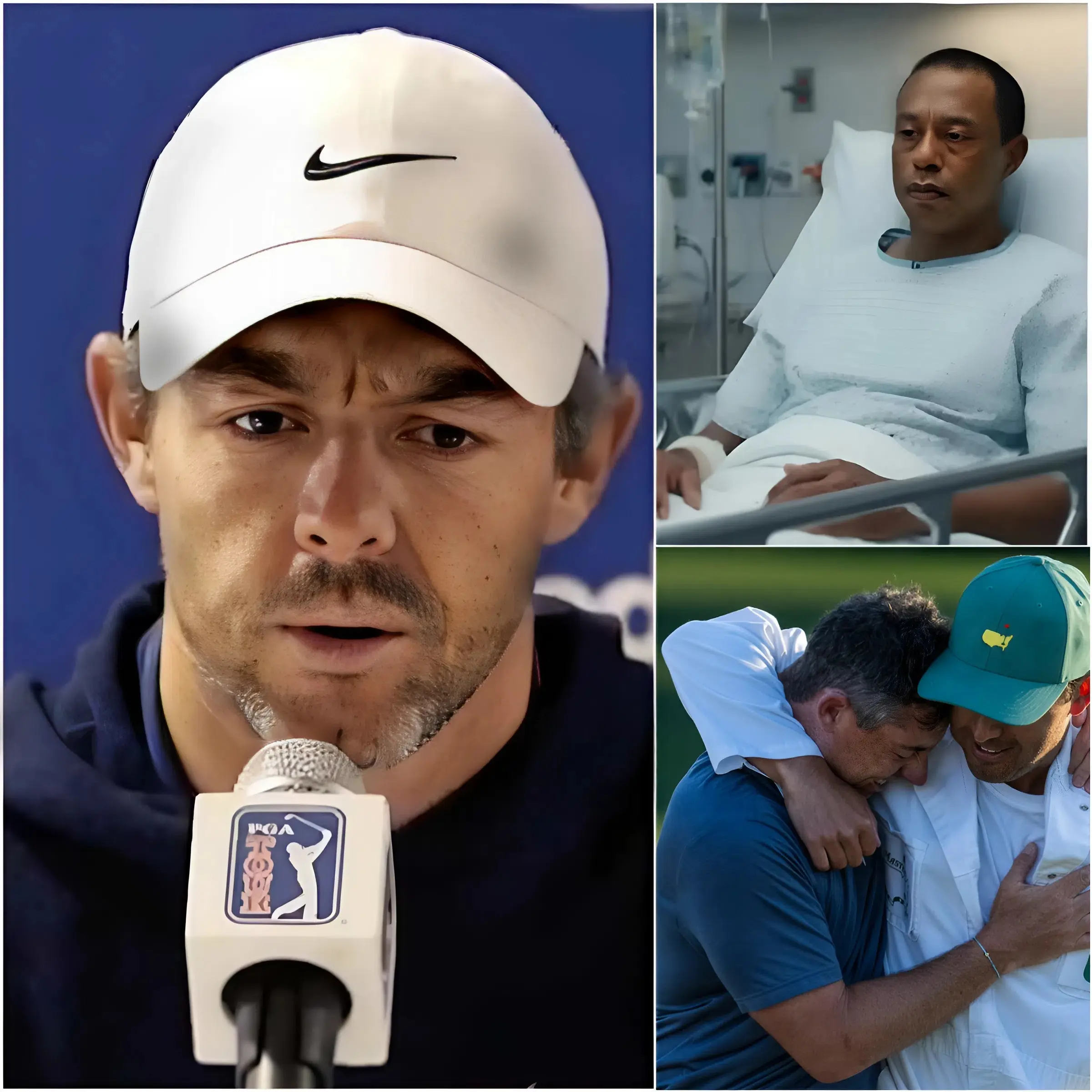 Cover Image for “I am absolutely devastated!” 🔴 Just 30 minutes ago, world number one golfer Rory McIlroy paused his entire schedule at the Masters Tournament to extend his deepest condolences to Tiger Woods, after receiving shocking and tragic news.