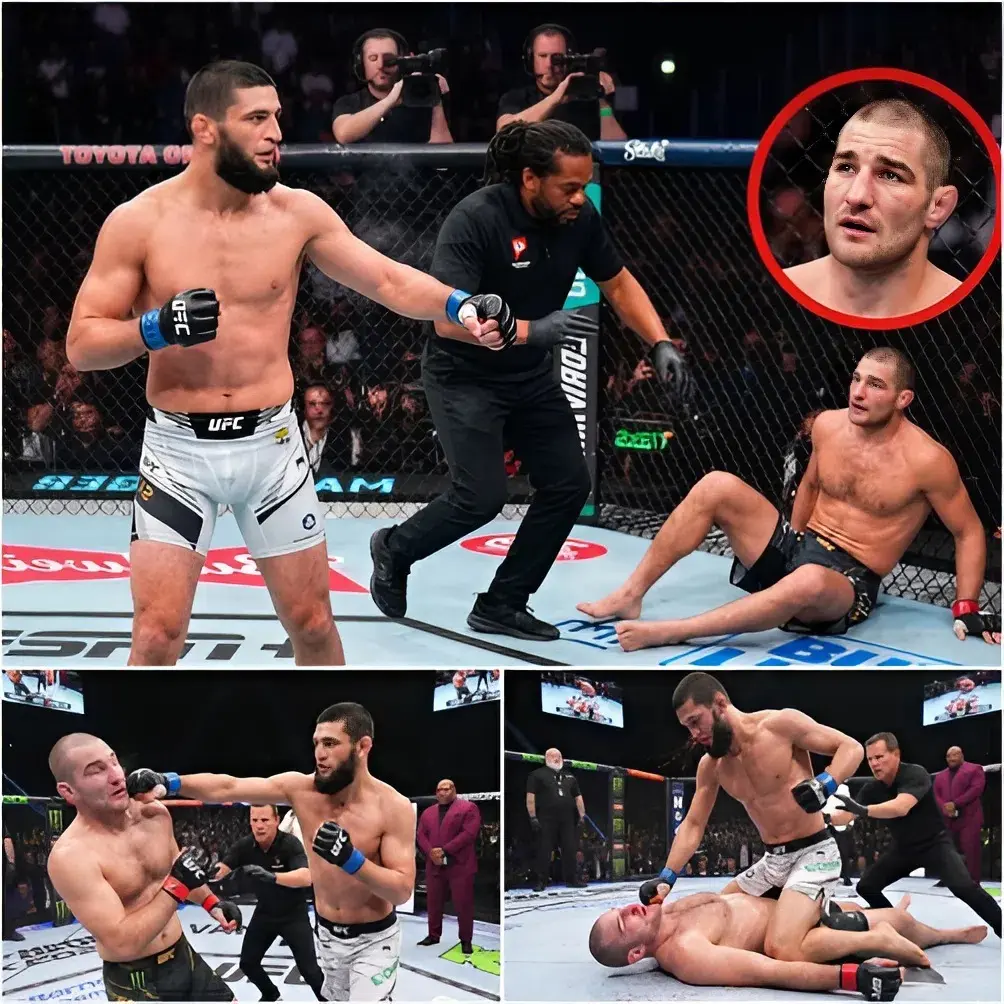 Cover Image for 🚨“TWO MINUTES OF DESTRUCTION…” — Khamzat Chimaev Obliterates Sean Strickland in a Ruthless Finish