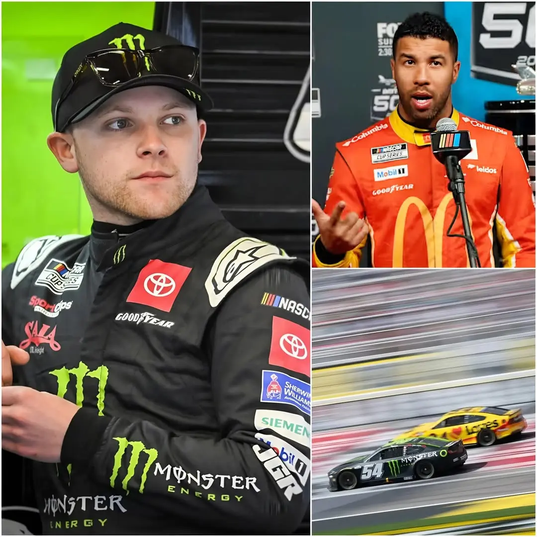 Cover Image for 🛑“HE’S DECEITFUL!” In a shocking turn of events in the racing world, Bubba Wallace filed an official complaint with NASCAR officials immediately after the Food City 500, accusing Ty Gibbs of using a modified race car with a secret acceleration boost system, giving him a significant advantage during crucial late-race speed bursts on the track.