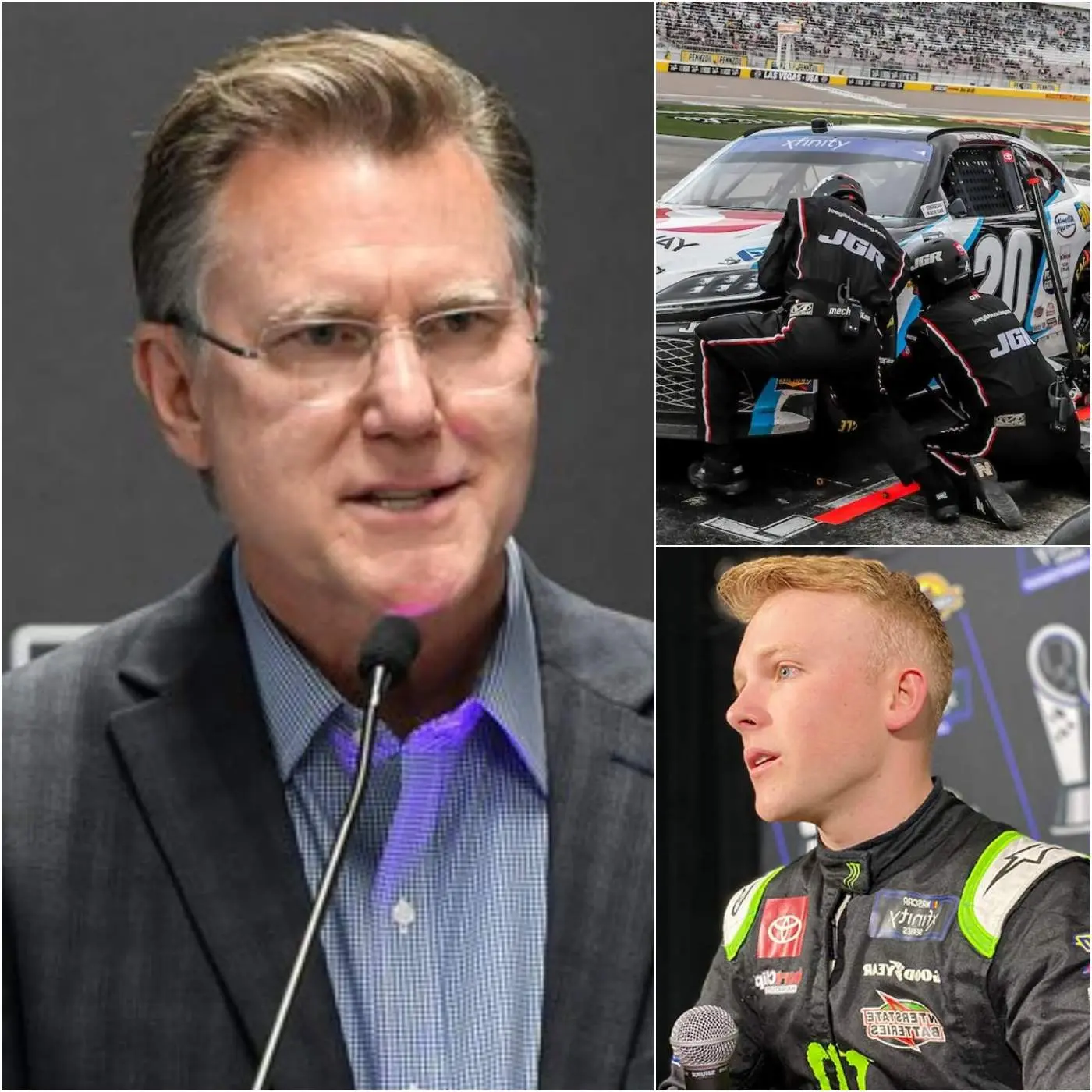 Cover Image for BREAKING NEWS: Ty Gibbs has been disqualified from his maiden Cup Series victory after his car failed post-race technical inspection twice. Additionally, he has been fined $40,000 and issued a points penalty in the championship standings.