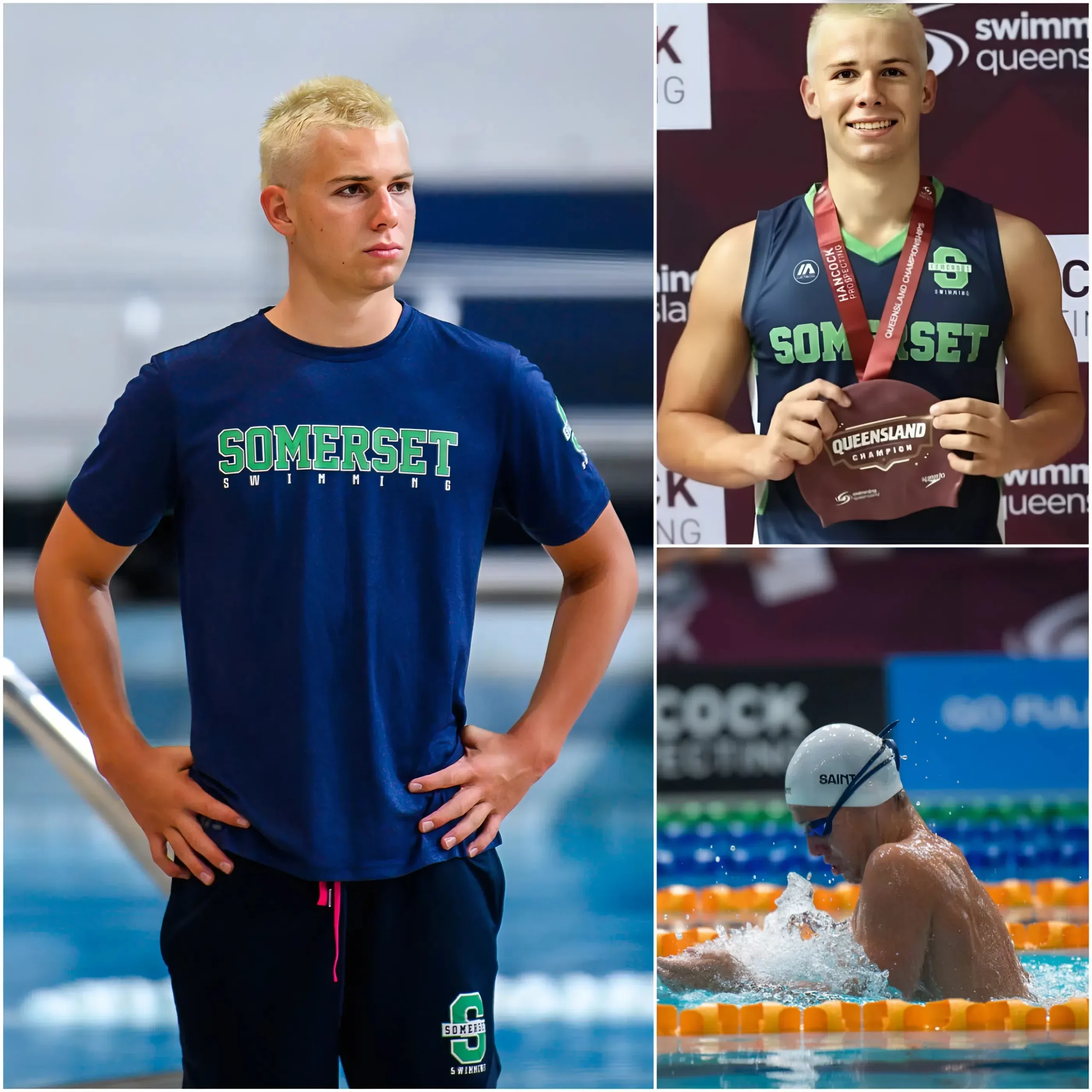 Cover Image for 🚨 BREAKING NEWS: Leny Grigor has SHOCKED the entire Australian swimming community by breaking the 400m individual medley record for the age group under 16