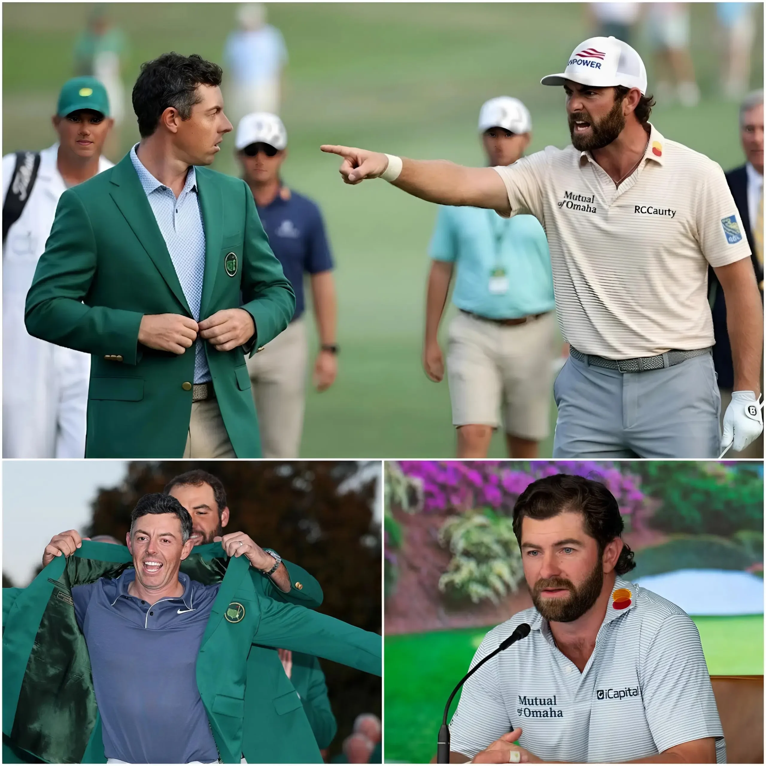 Cover Image for 🚨 “A DISGRACE TO GOLF!” Cameron Young unleashed a shocking accusation against Rory McIlroy immediately after the Masters Tournament 2026 — igniting a media storm that has shaken the entire golf world.