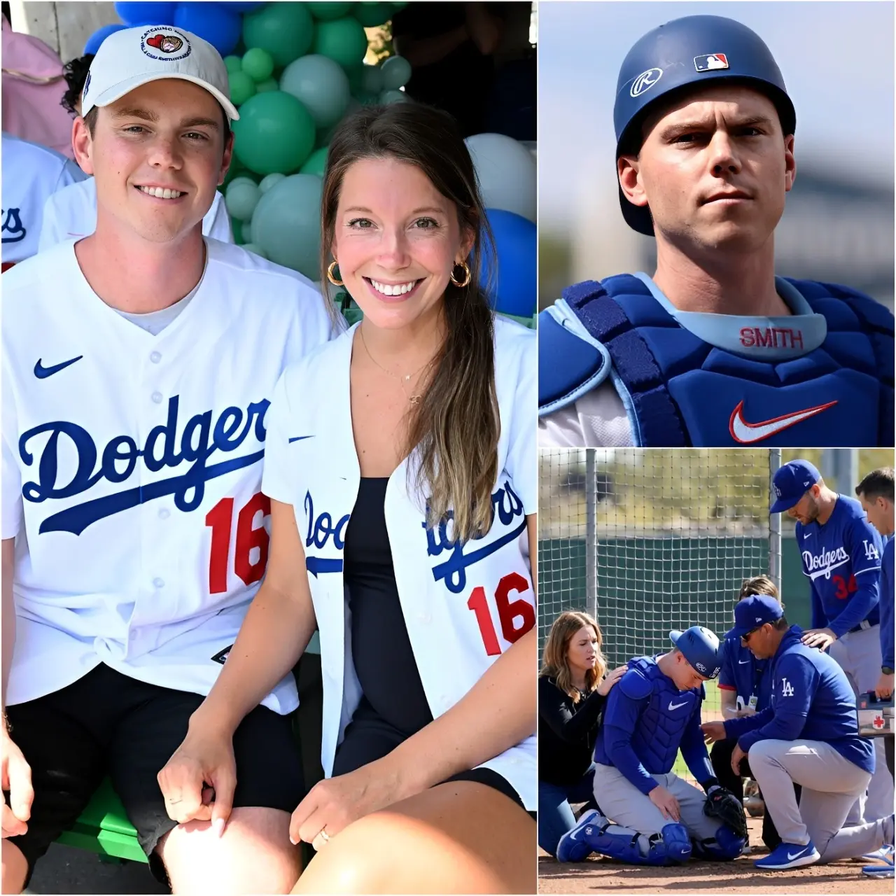 Cover Image for 🚨BREAKING NEWS 15 MINUTES AGO: Will Smith’s wife, Cara Martinell, has just made a statement that shocked baseball fans about her husband – the Dodgers All-Star catcher – who is currently facing a serious, undisclosed psychological trauma, and MLB has officially confirmed this information…