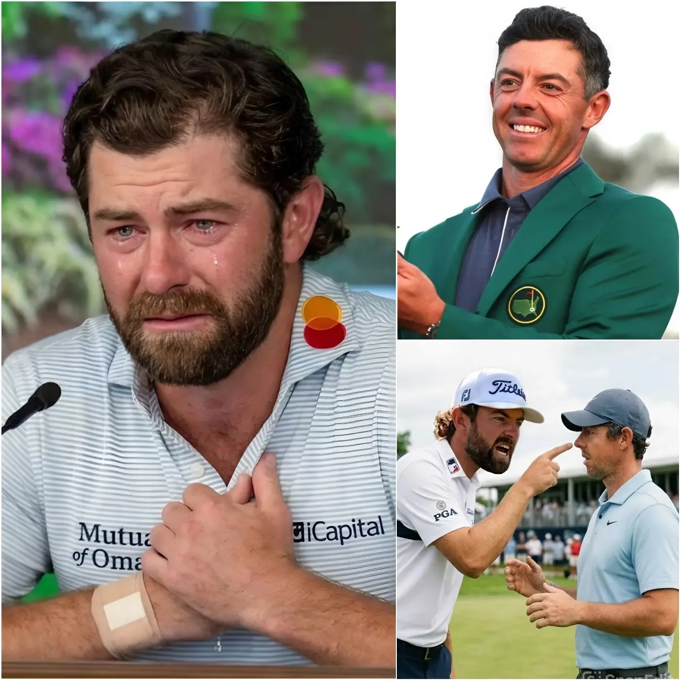 Cover Image for “WHY IS IT ALWAYS ME” 🚨 Cameron Young broke down in tears as he officially accused Augusta National of unfairly favoring Rory McIlroy at the 2026 Masters.