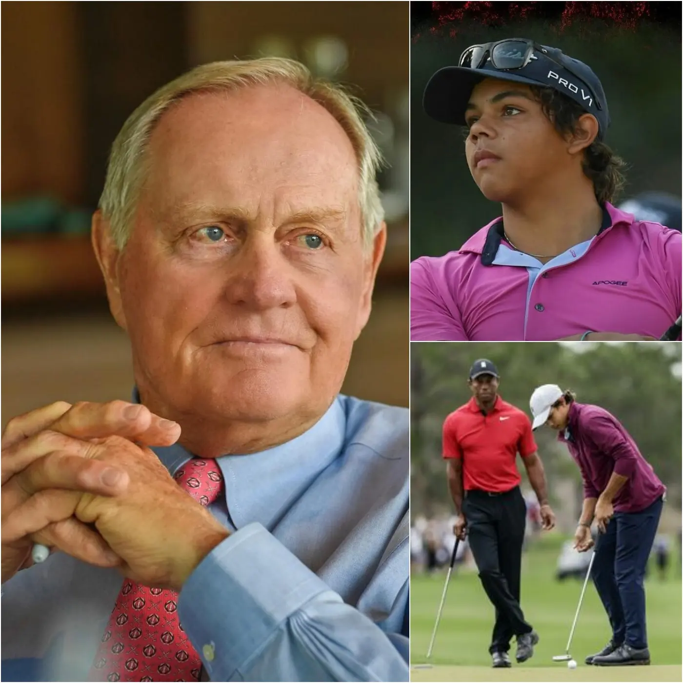 Cover Image for 🚨 SHOCKING NEWS: JACK NICKLAUS PRAISES CHARLIE WOODS! – At age 15, Charlie Woods is attracting significant attention after receiving praise from legend Jack Nicklaus, who is reportedly particularly impressed by his technique, composure, and competitive spirit far beyond his age.