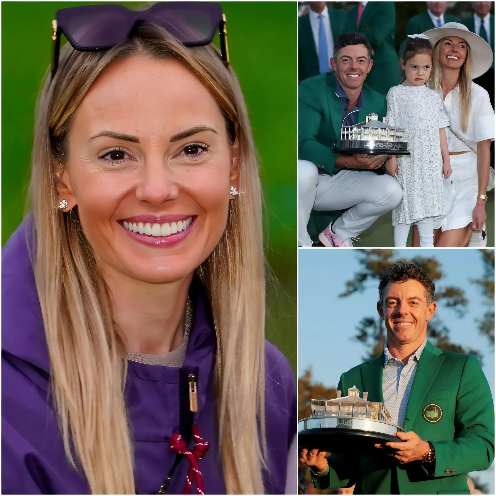 Cover Image for ❤️ “Thank you, everyone… for never giving up on my husband.” With those heartfelt words, Erica Stoll revealed deep emotion as she shared a touching, rarely seen side of Rory McIlroy’s journey to conquering the Masters Tournament.