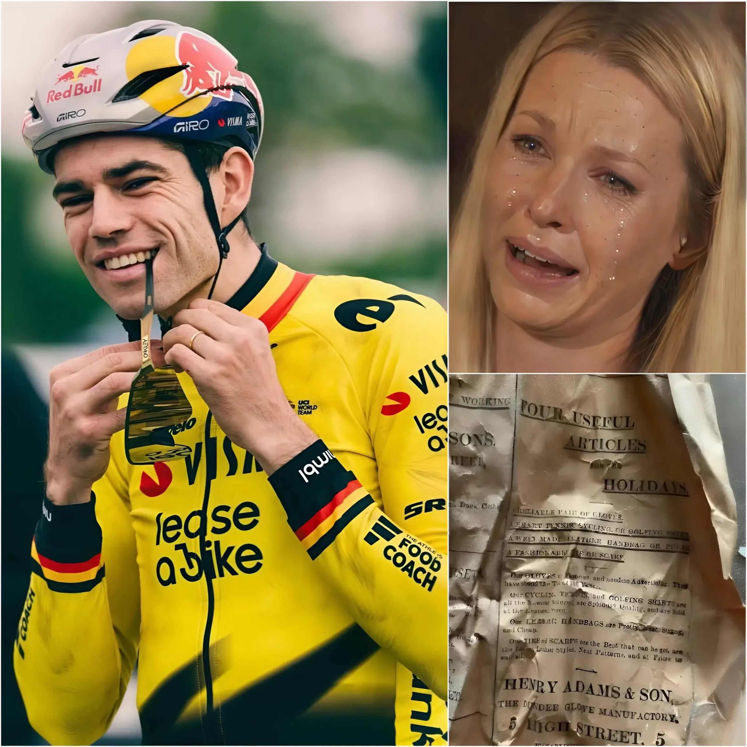 Cover Image for 💝Sophie, an 18-year-old waitress, had no idea she was serving Wout van Aert, the rider who had just won Paris-Roubaix 2026. With kindness, subtlety, and genuine compassion, he made an offer that would change her life forever.