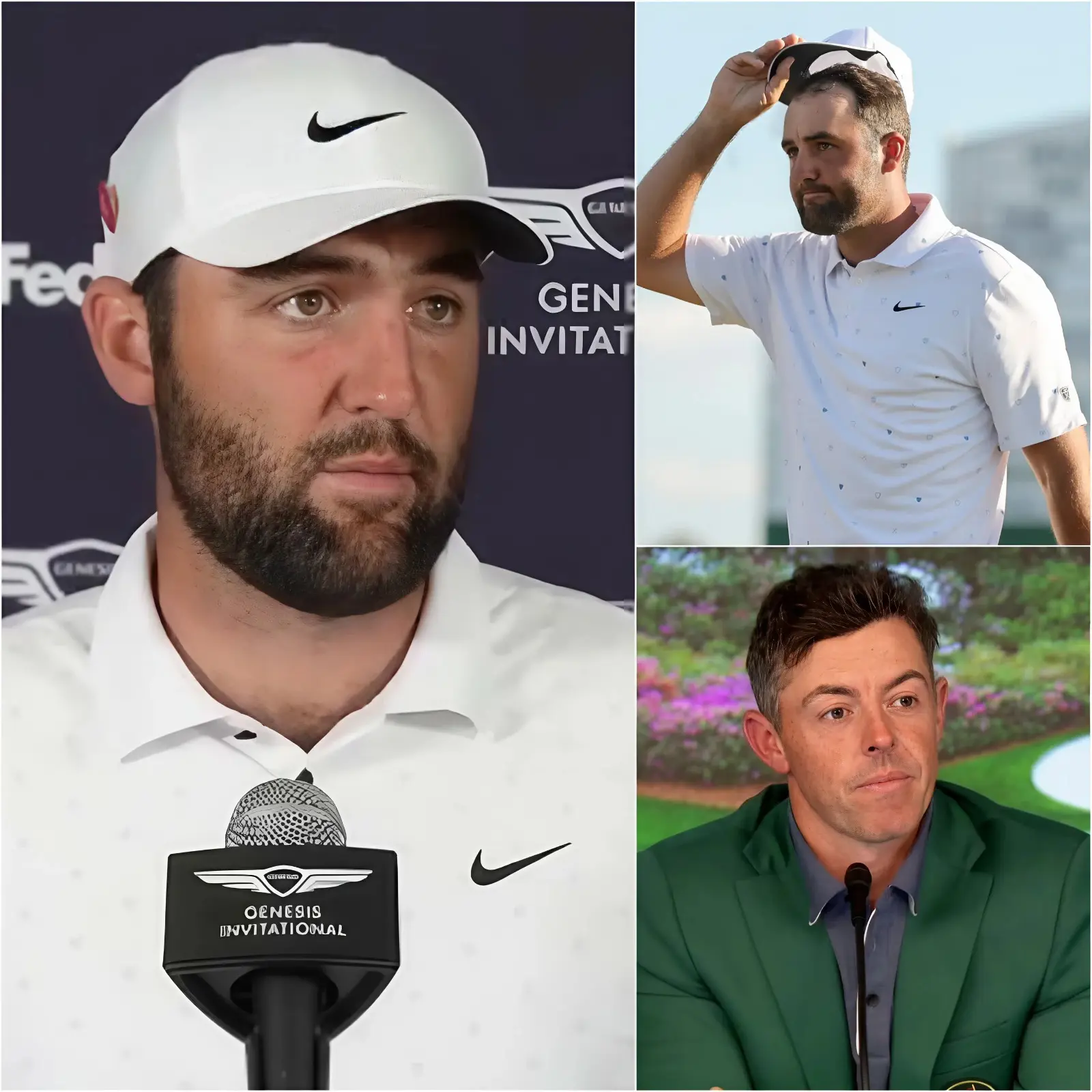 Cover Image for “JUST GIVE THE GREEN JACKET TO RORY ALREADY!” 🔴 Scottie Scheffler accuses the Masters organizers and Rory McIlroy of technology cheating, receives record fine and two-major suspension.