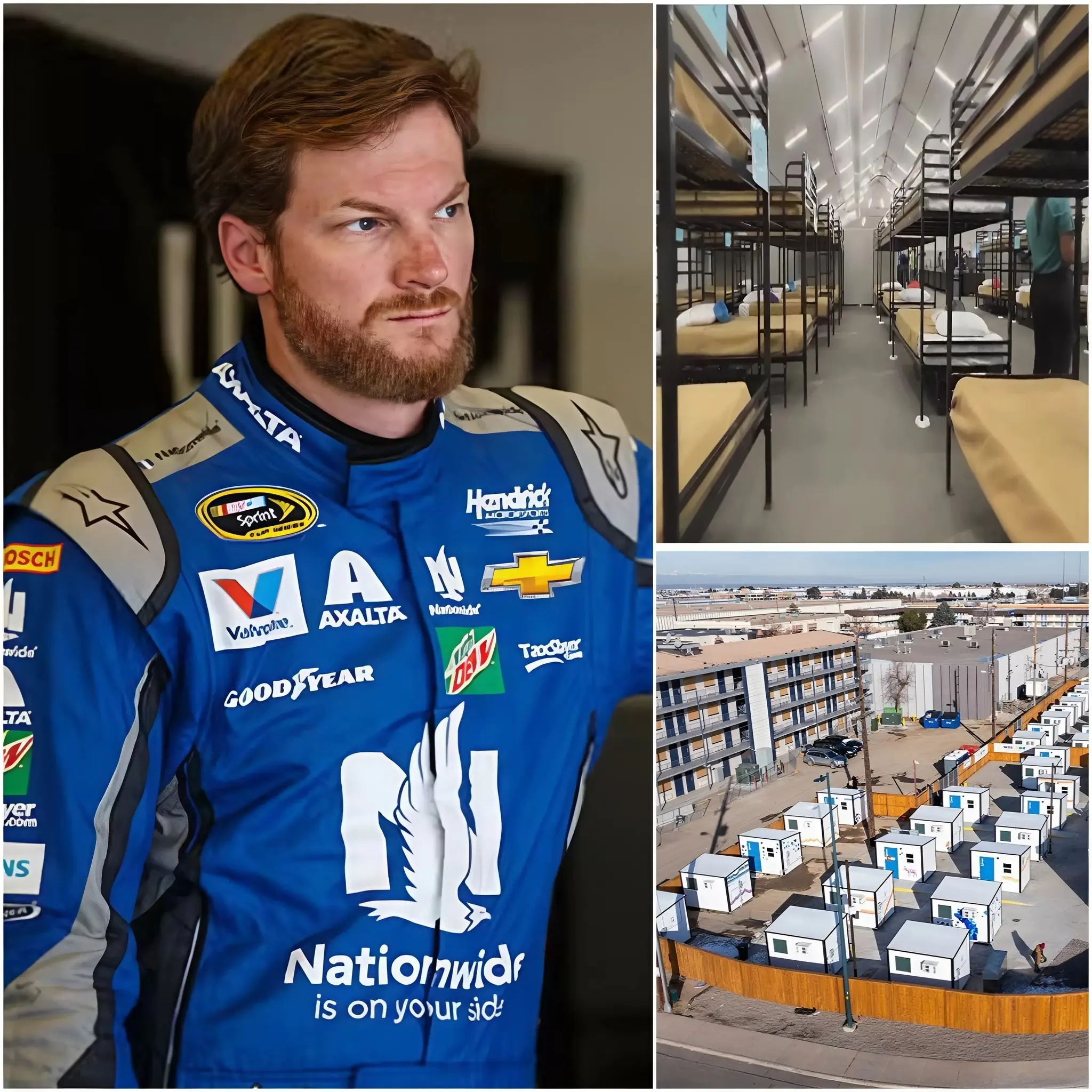 Cover Image for BREAKING NEWS: Racing legend and JR Motorsports owner Dale Earnhardt Jr. has donated his entire $13.6 million in recent prize money and grants to the Homeless Housing Initiative to fund the construction of 140 homes with 320 hospital beds…