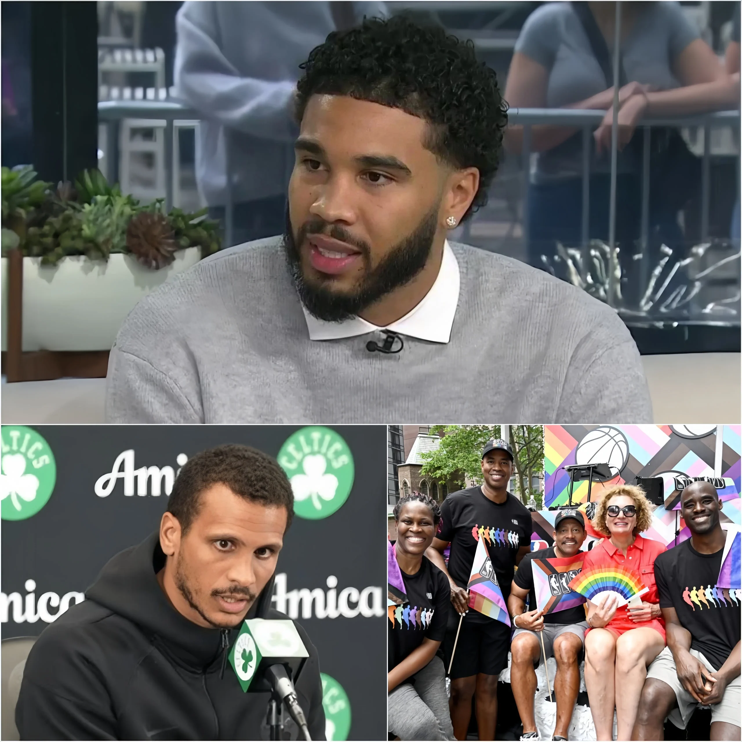 Cover Image for 🔥 BREAKING NEWS: Jayson Tatum has just shaken the NBA basketball scene by publicly refusing to wear an LGBT armband and opposing “woke” initiatives. The Celtics star declared: “The NBA should focus on the game, the competition, and winning – not on being a stage for political propaganda or ideology.”