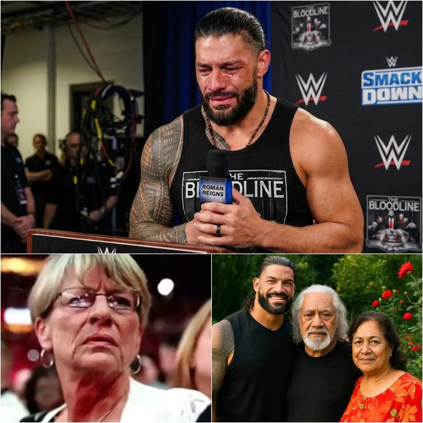 Cover Image for Sad news: 30 minutes ago, the American WWE federation sent its deepest condolences to Roman Reigns. Currently, his mother is..