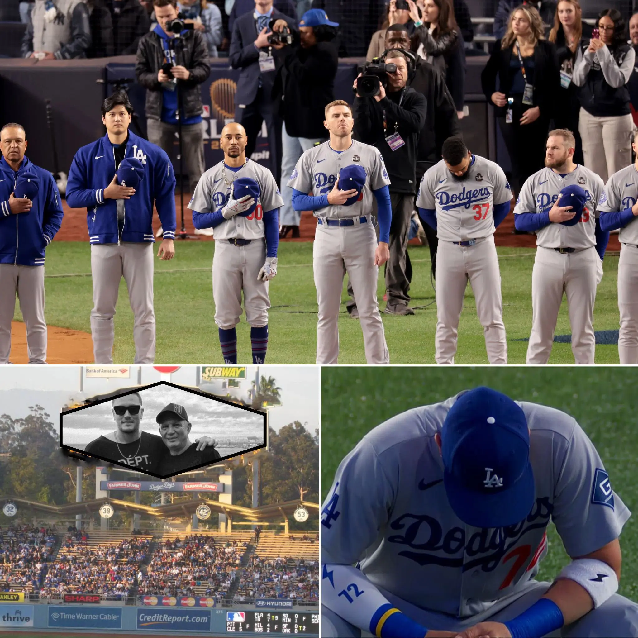 Cover Image for BREAKING: Dodgers decide to pay tribute to Miguel Rojas’ father in upcoming game – the whole team “is with him every moment”