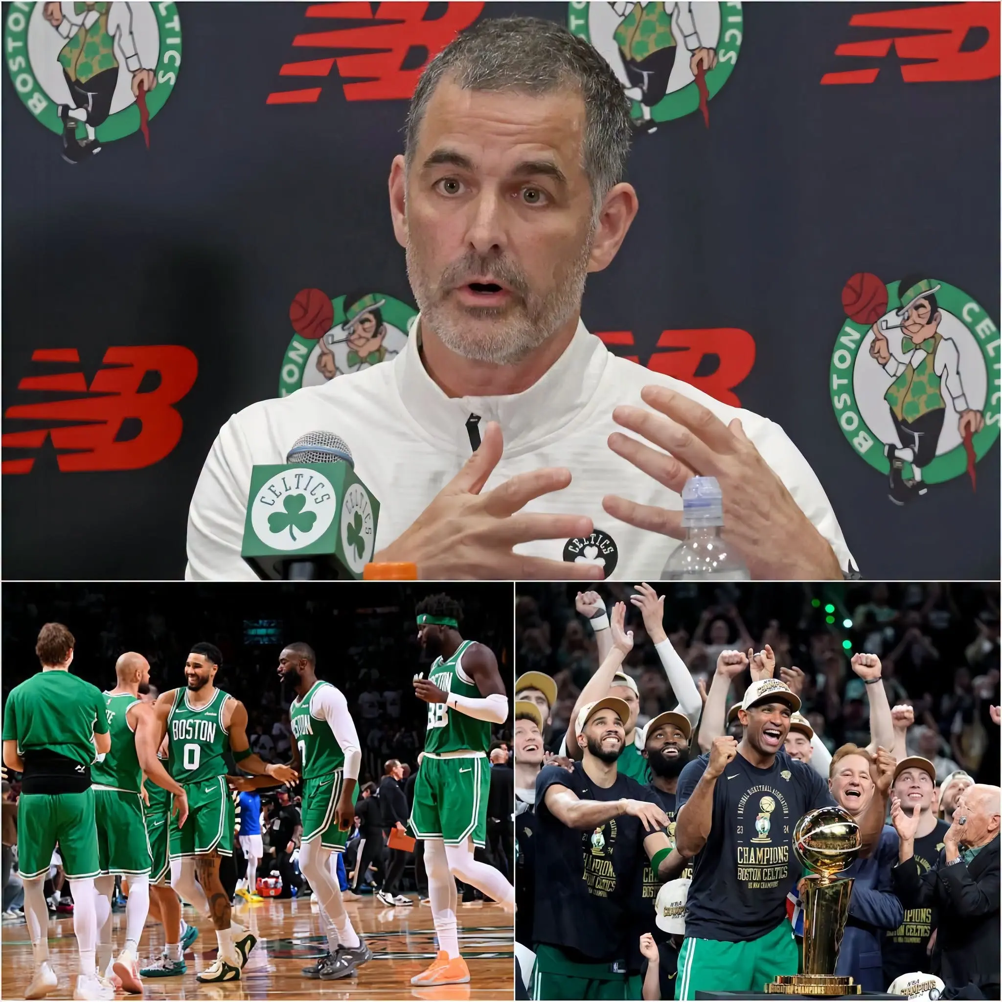 Cover Image for SHOCKING NBA NEWS: Boston Celtics owner Bill Chisholm has just announced an enormous “championship bonus” package for the entire team if they win the 2026 NBA championship