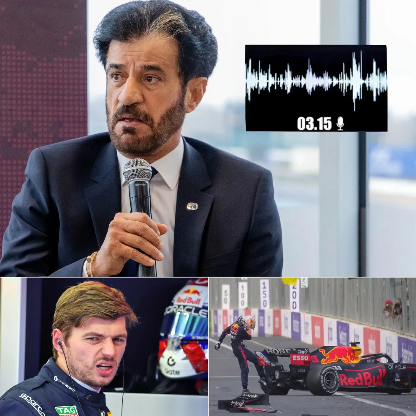 Cover Image for “WE WILL NOT CHANGE ANY RULES, IF HE CAN’T TAKE IT HE CAN LEAVE F1” — Mohammed Ben Sulayem has just shaken the racing world with his strong statement about Max Verstappen after the driver criticized the FIA.