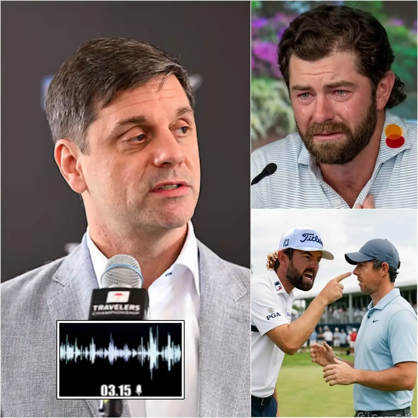 Cover Image for 🚨 “I DIDN’T DO ANYTHING WRONG!” — Cameron Young Sparks Controversy After Being Fined $500,000 for Allegedly Threatening Rory McIlroy at the Masters.