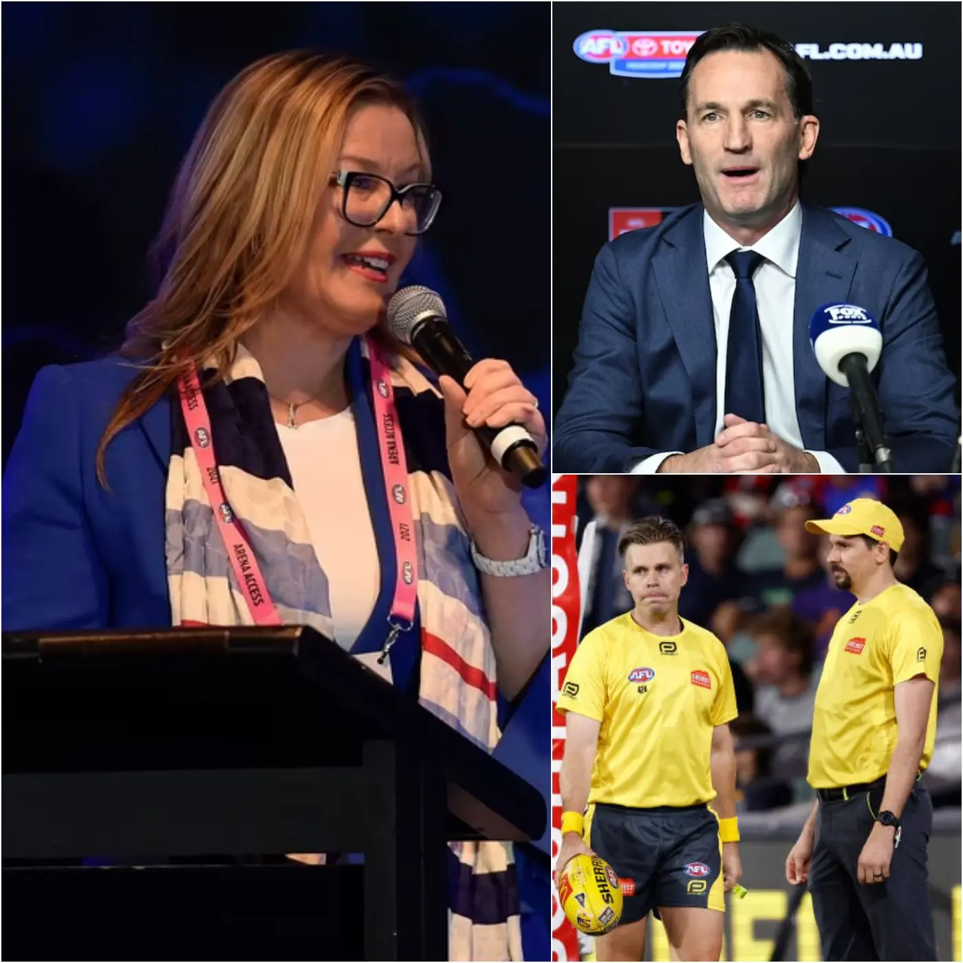 Cover Image for 🚨 “TOTAL SCANDAL IN THE AFL: WESTERN BULLDOGS STRIKE BACK!” Western Bulldogs president Kylie Watson-Wheeler has announced she will formally lodge a complaint with the AFL following her team’s defeat to Geelong, directly targeting the umpiring crew.