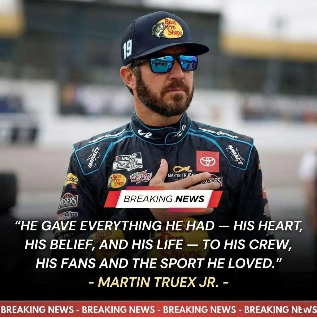 Cover Image for 💔 **UPDATE — Just moments ago:** NASCAR veteran **Martin Truex Jr.**, one of the most respected and admired drivers in the sport, is at the center of an emotional update t