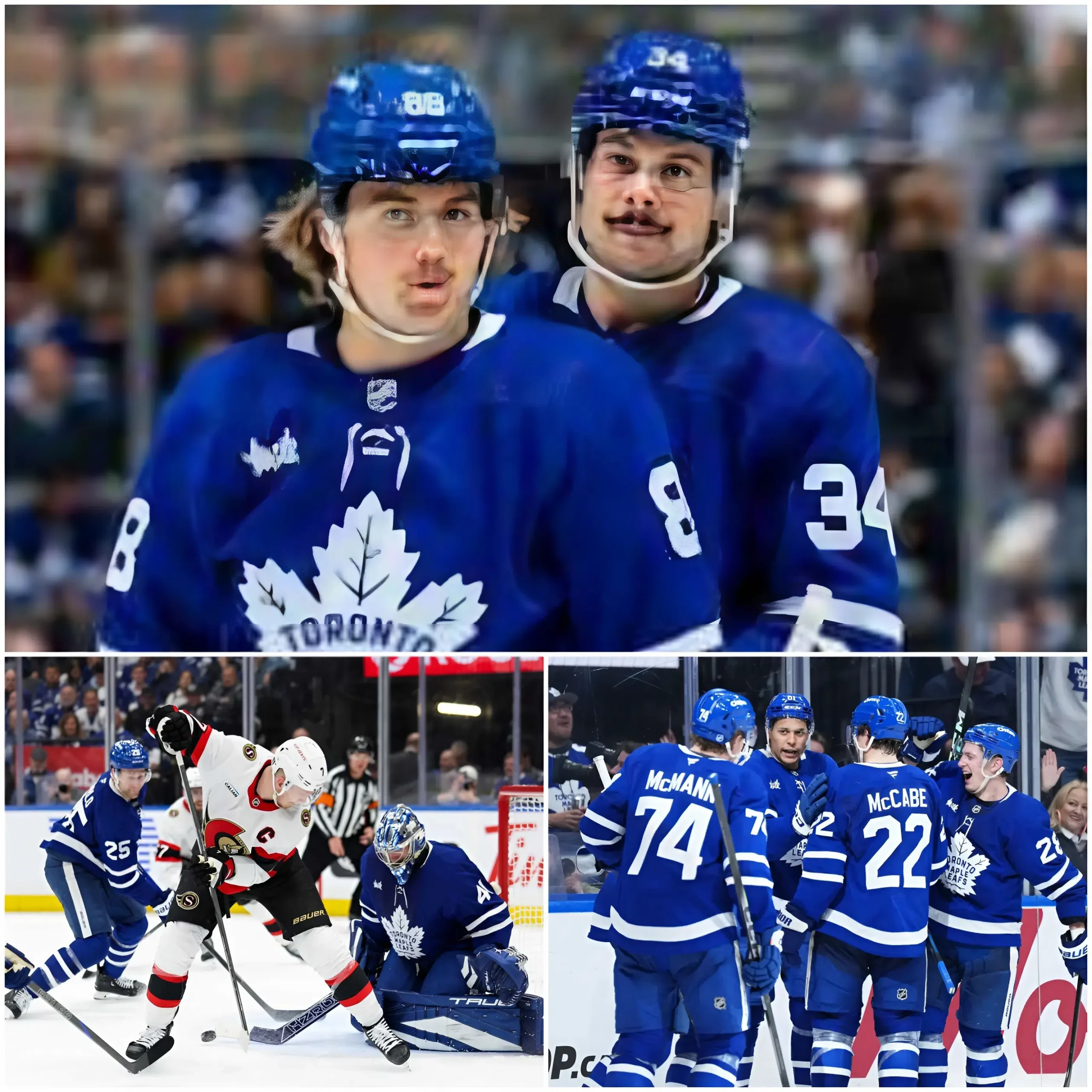 Cover Image for Internal Strife: “MAPLE LEAFS LOCKER ROOM SHATTERED: Matthews and Nylander Clash After Playoff Exit – ‘You Ruined Everything!'”