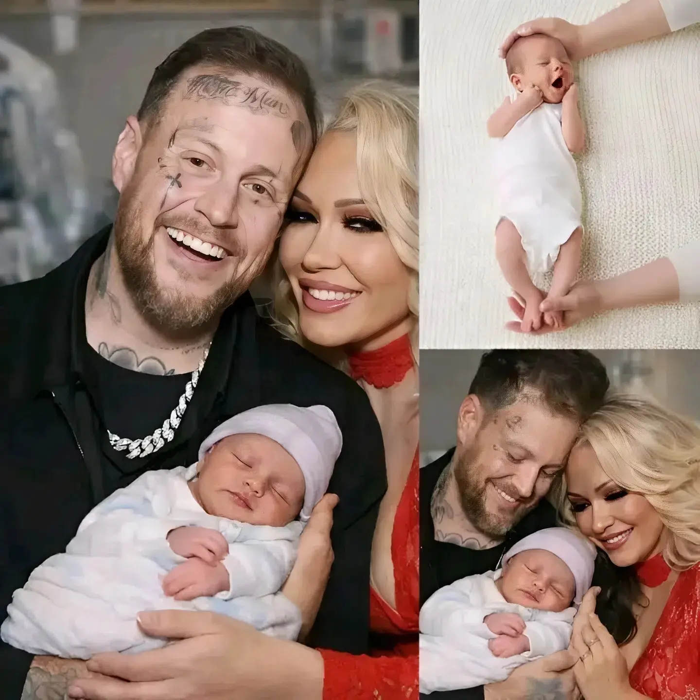 Cover Image for Jelly Roll & Bunnie XO are thrilled to announce the joyful arrival of their baby girl, a precious new addition who has already filled their lives with love, laughter, and a brand-new chapter they will cherish forever. Their little daughter joined their family on a beautiful day, bringing with her a wave of emotion and happiness that words can hardly capture.