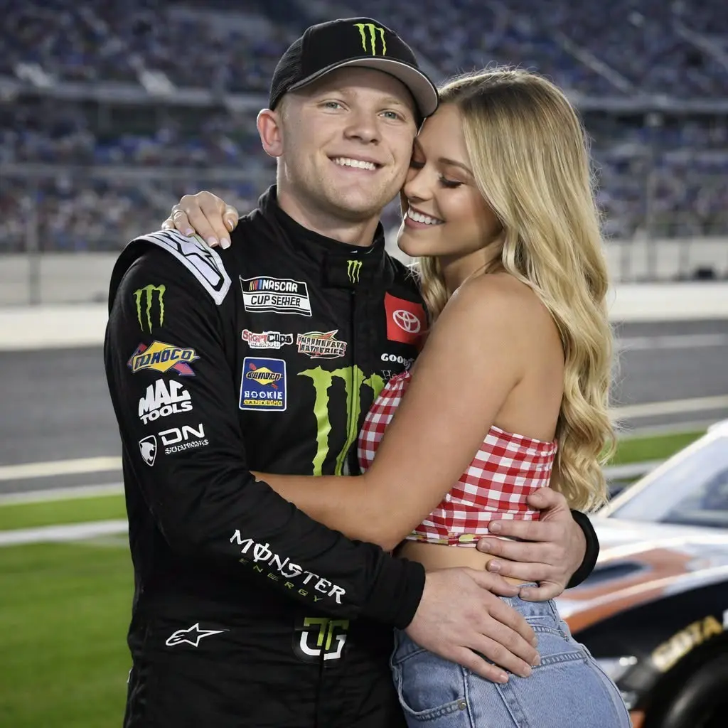 Cover Image for SURPRISE NEWS: Ty Gibbs’ new girlfriend – one of NASCAR’s rising young stars – has taken social media by storm after sharing the most daring bikini photos ever.