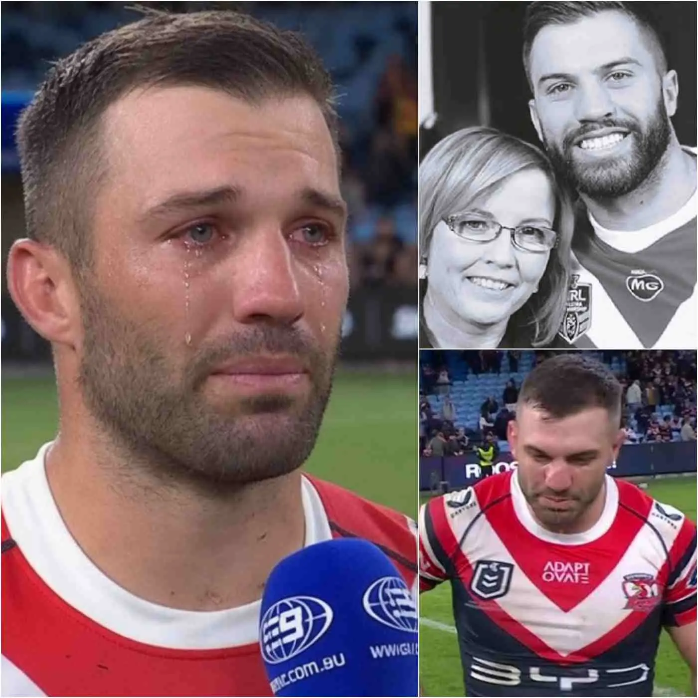 Cover Image for 💔SAD NEWS: Thirty minutes ago, the Sydney Roosters club expressed their deepest support for James Tedesco. Right now, his mother is… 😱👇