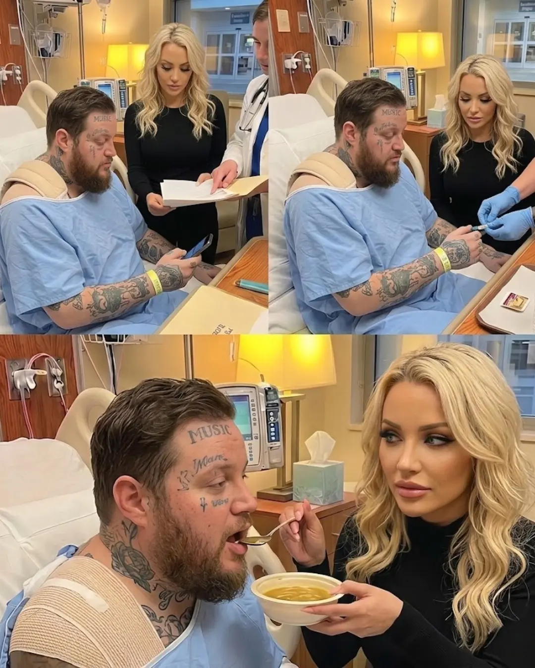 Cover Image for “❤️ BREAKING NEWS😮😳❤️❤️❤️ Bunnie XO was the first person to get to the hospital after hearing Jelly Roll was injured.