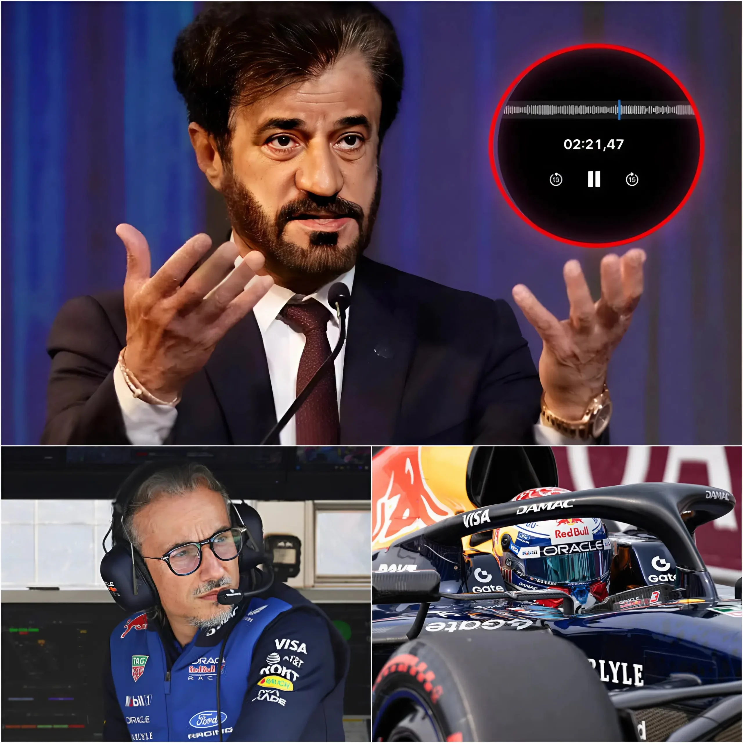 Cover Image for “WE WON’T CHANGE ANY RULES; IF HIS TEAM CAN’T ACCEPT IT, THEY CAN LEAVE F1, WE STILL HAVE MANY NEW TEAMS REGISTERING” — Mohammed Ben Sulayem has caused a stir in the motorsport world with a bold statement about Laurent Mekies after the team principal criticized the FIA. The recording quickly spread, sparking outrage among drivers and experts alike.