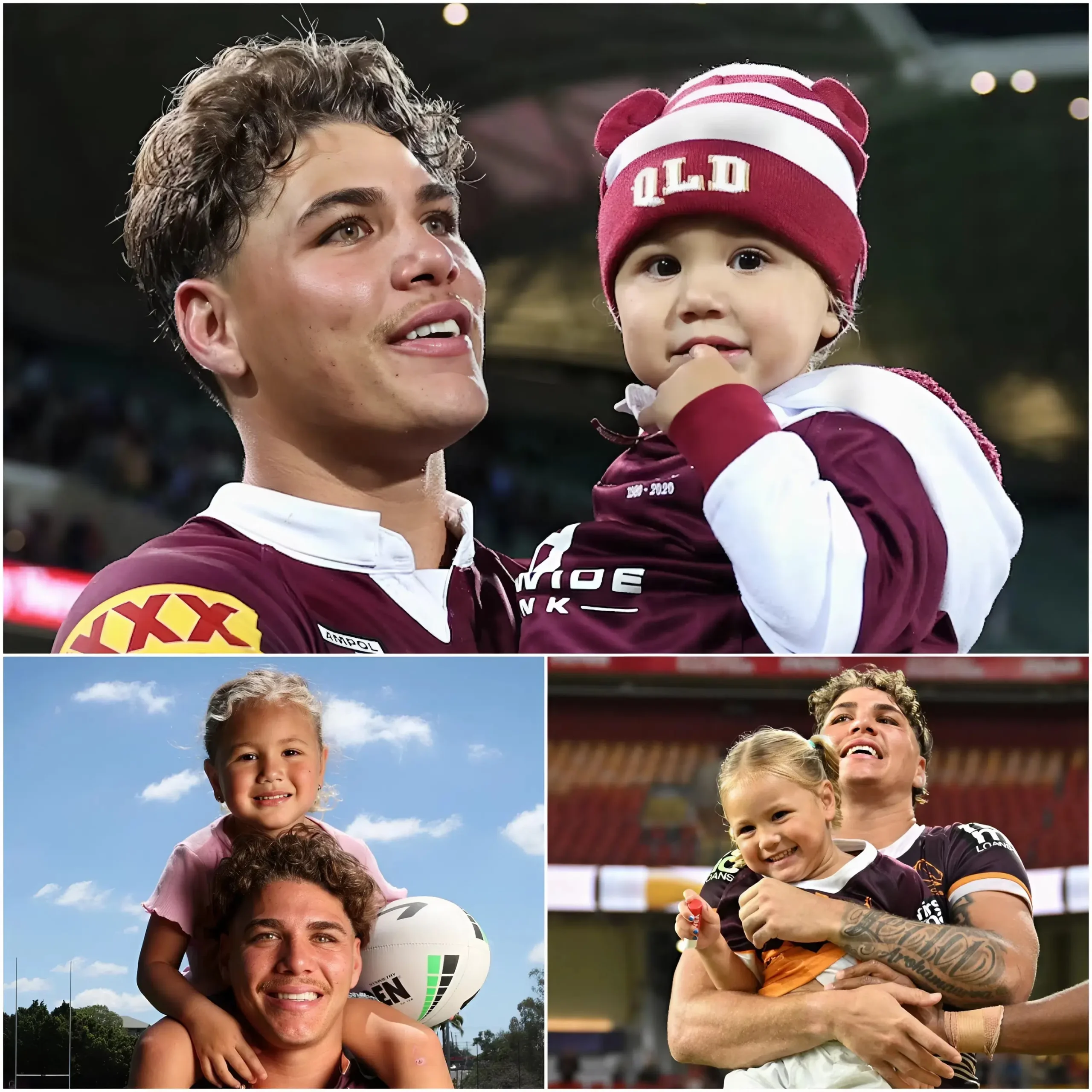 Cover Image for 💔 “I DON’T NEED TITLES, I JUST WANT MY DAUGHTER TO BE PROUD” – Reece Walsh unexpectedly opened up about his emotional journey as a father,