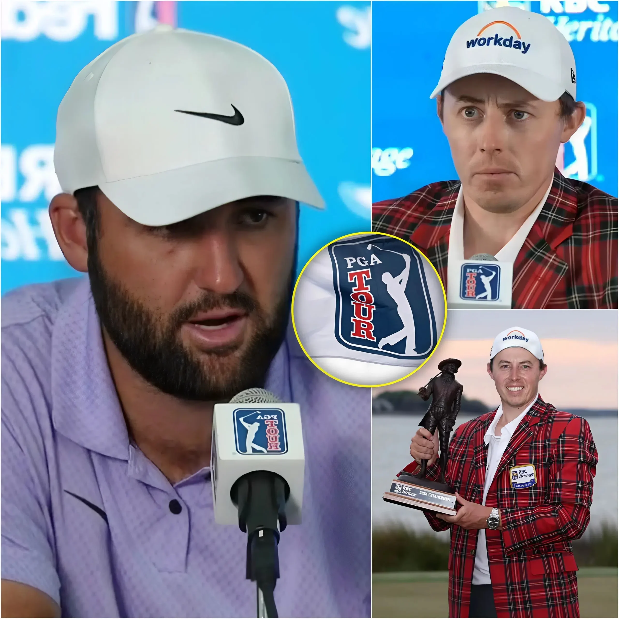 Cover Image for BREAKING NEWS🚨 Matt Fitzpatrick has been officially fined $500,000 after the PGA accepted Scottie Scheffler’s lawsuit and also had 50 points deducted from his ranking for publicly using derogatory and humiliating language towards Scheffler after winning the 2026 RBC Heritage tournament…