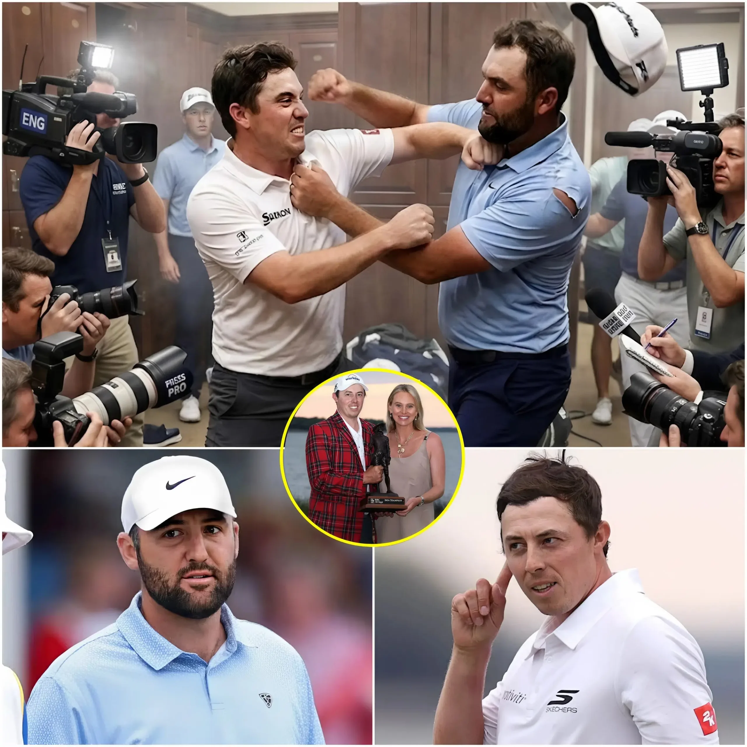 Cover Image for BREAKING NEWS: Following baseless “cheating” accusations from the crowd, Matt Fitzpatrick delivers the most ruthless victory in RBC Heritage history, dismantling Scottie Scheffler’s dominance as a leaked locker-room video exposes a 7-year grudge and ignites a full-blown rivalry