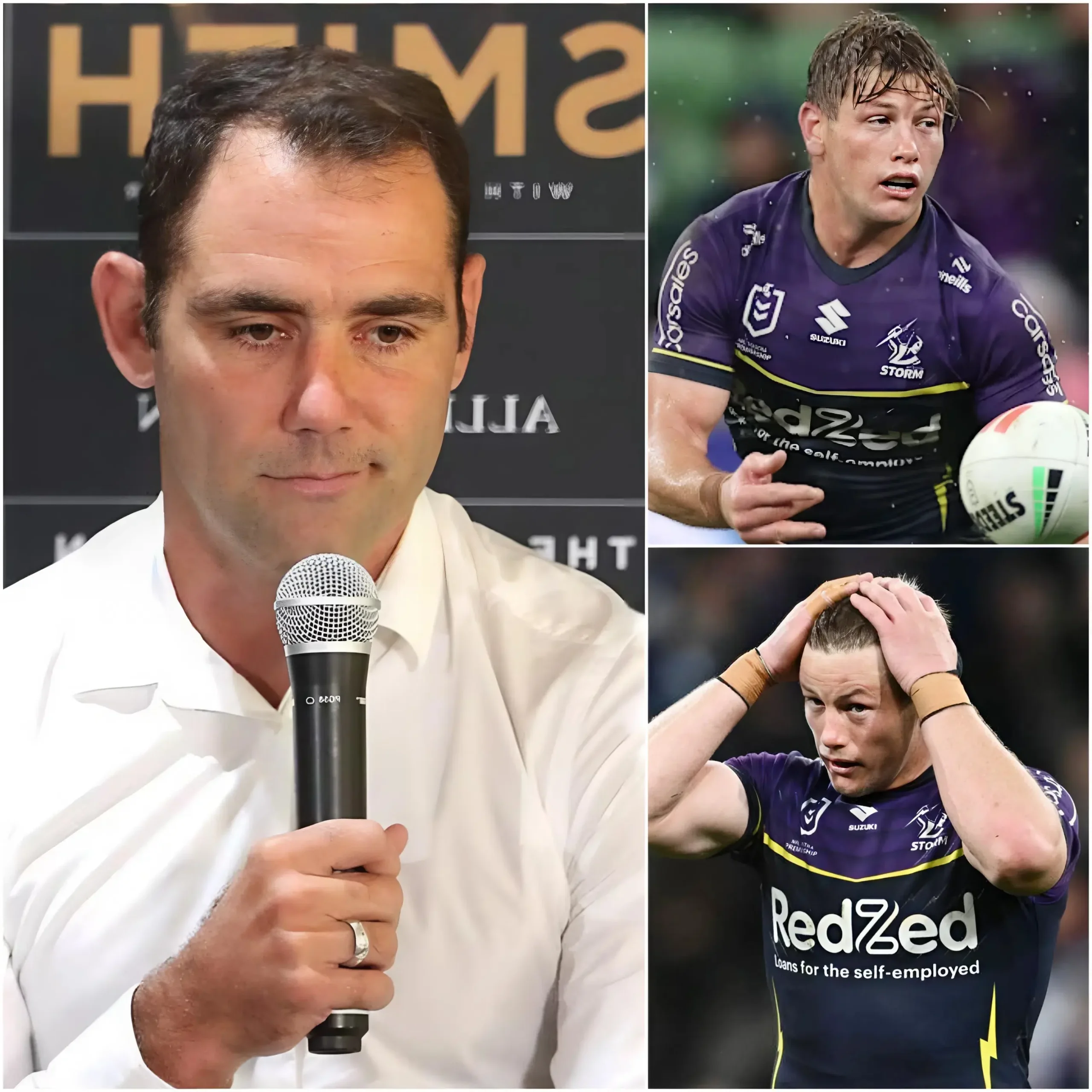 Cover Image for 10 minutes ago: Legendary Cameron Smith shattered the silence with a fiery statement defending Harry Grant following the Melbourne Storm clash against the Sydney Roosters: