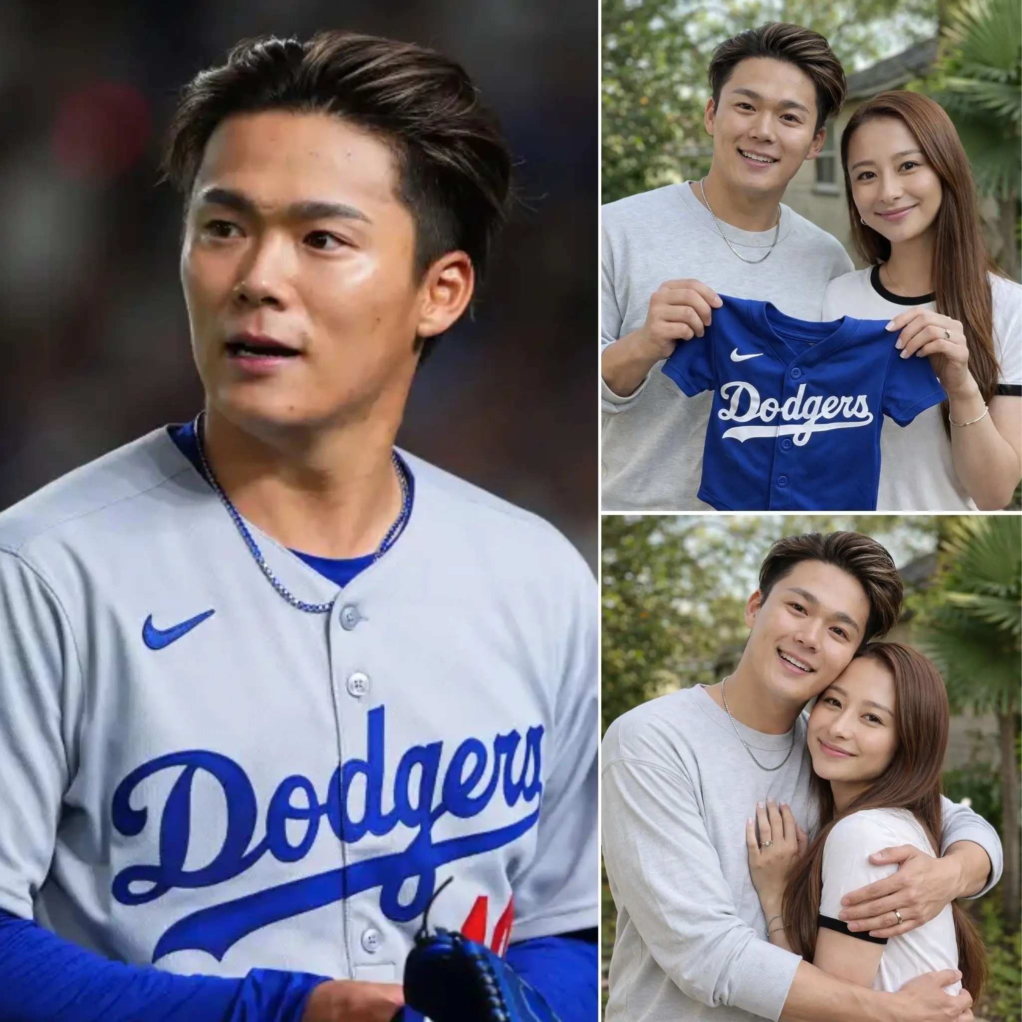 Cover Image for SWEET NEWS: Yoshinobu Yamamoto Officially Announces Girlfriend Niki Niwa’s Pregnancy — Dodgers Fans Overjoyed. Los Angeles Dodgers fans are ecstatic following the news that star pitcher Yoshinobu Yamamoto has reportedly officially announced his girlfriend Niki Niwa’s pregnancy.