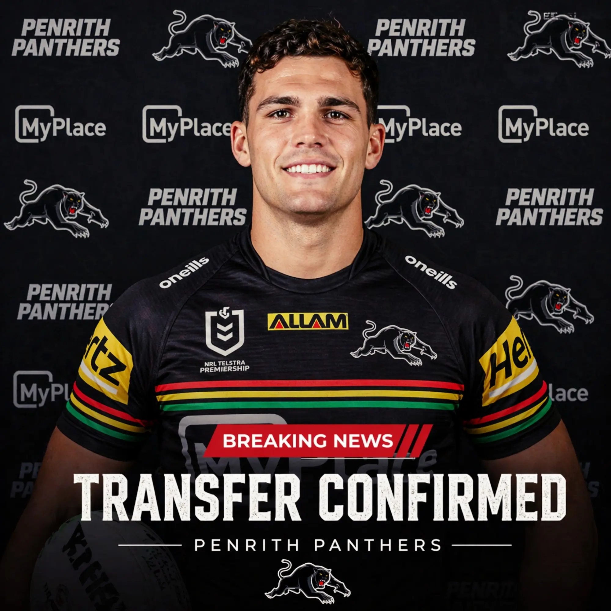 Cover Image for 🚨BREAKING NEWS: A highly touted schoolboy prodigy has rocked the NRL after confirming his commitment to the Penrith Panthers, joining the ranks under head coach Ivan Cleary.