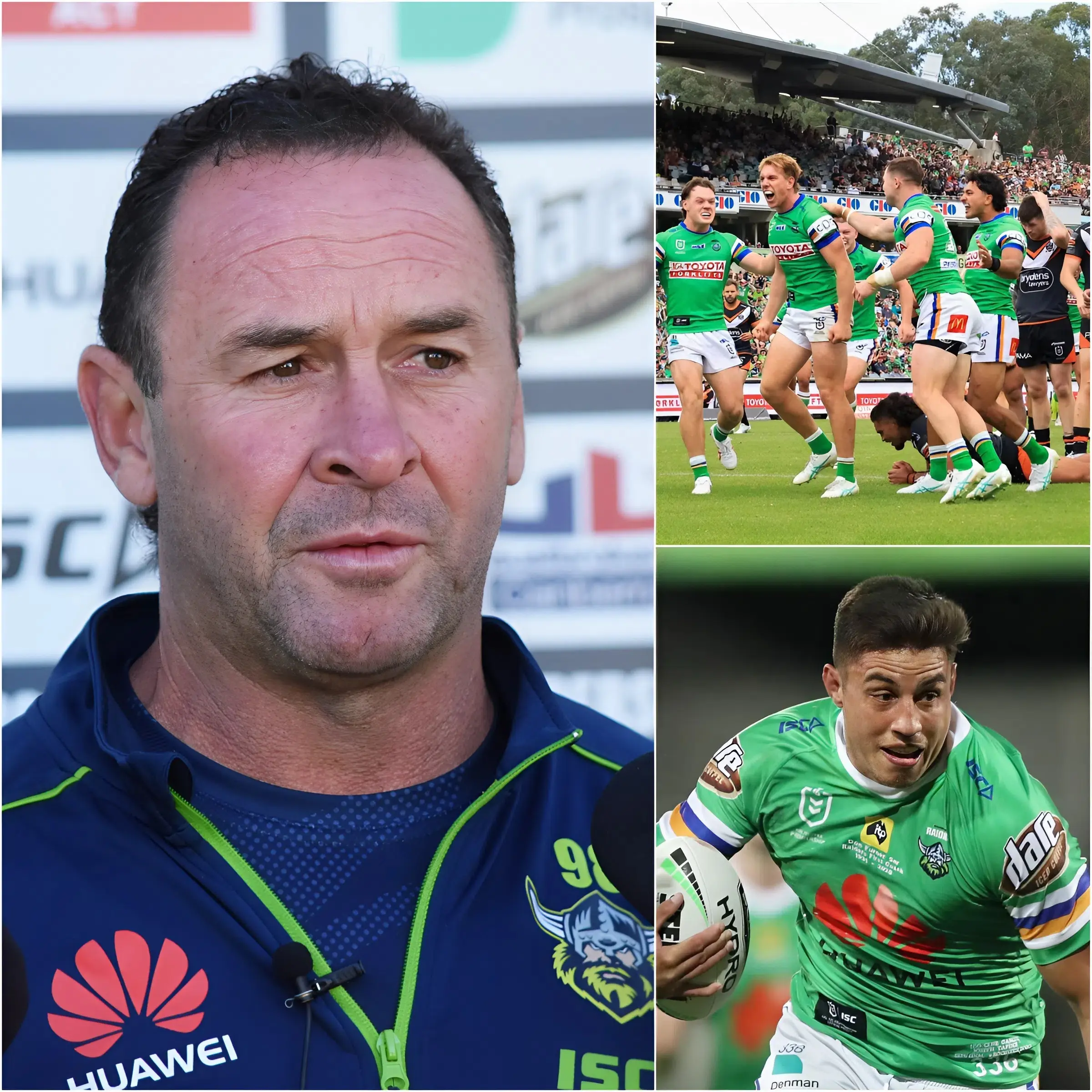 Cover Image for BREAKING NEWS: Coach Ricky Stuart has announced the squad for the match against Leichhardt Oval tomorrow in Round 8 of the NRL. Three unexpected names appear in the starting lineup, along with a CRUCIAL absence that is causing great concern among fans…👇👇