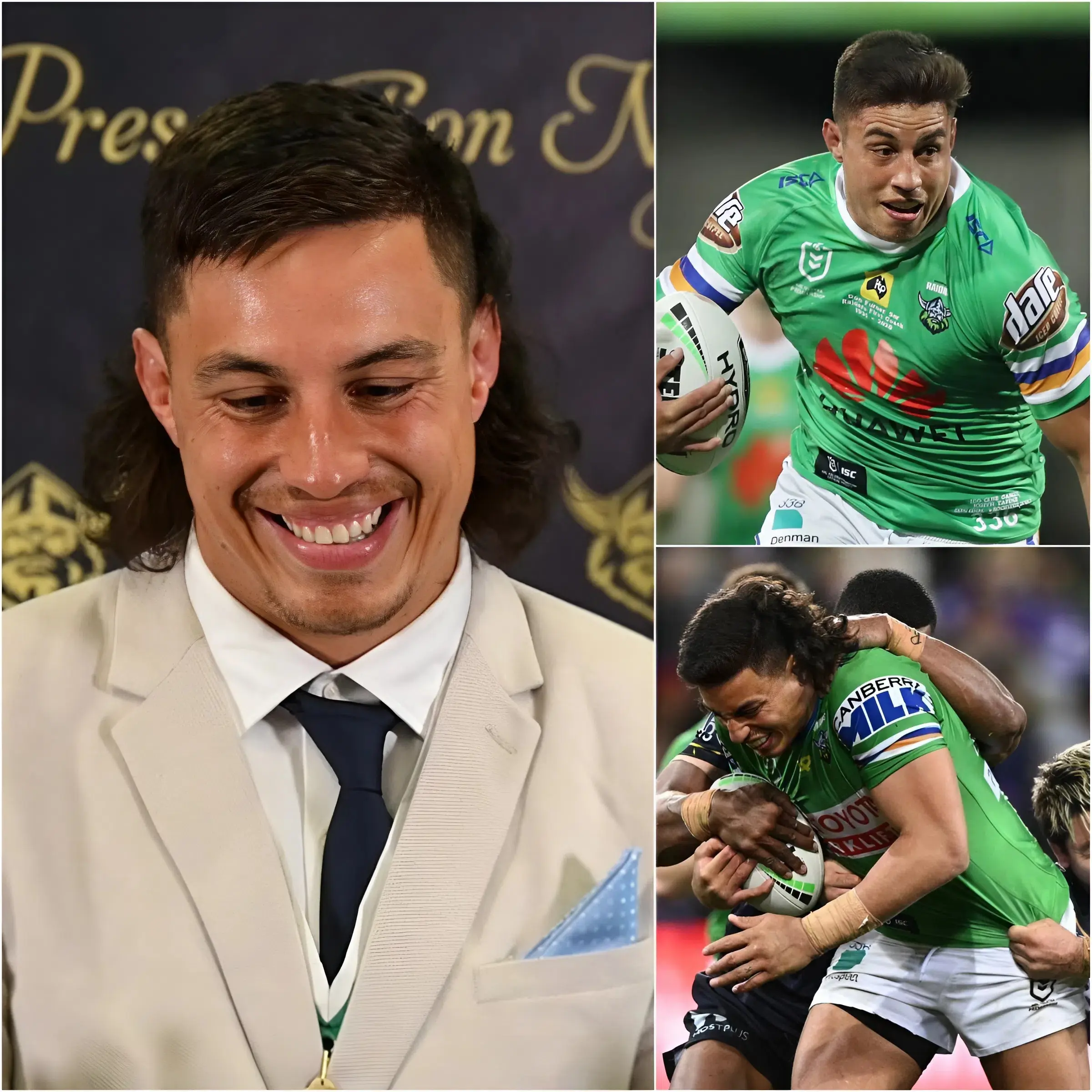 Cover Image for GOOD NEWS: Joseph Tapine has received a huge bonus and contract extension from the Canberra Raiders’ management following his outstanding performance in the 2025-26 season, particularly the crucial moments that helped the team win the Minor Premiership. When the bonus amount and contract value were announced, everyone was astonished and envious.