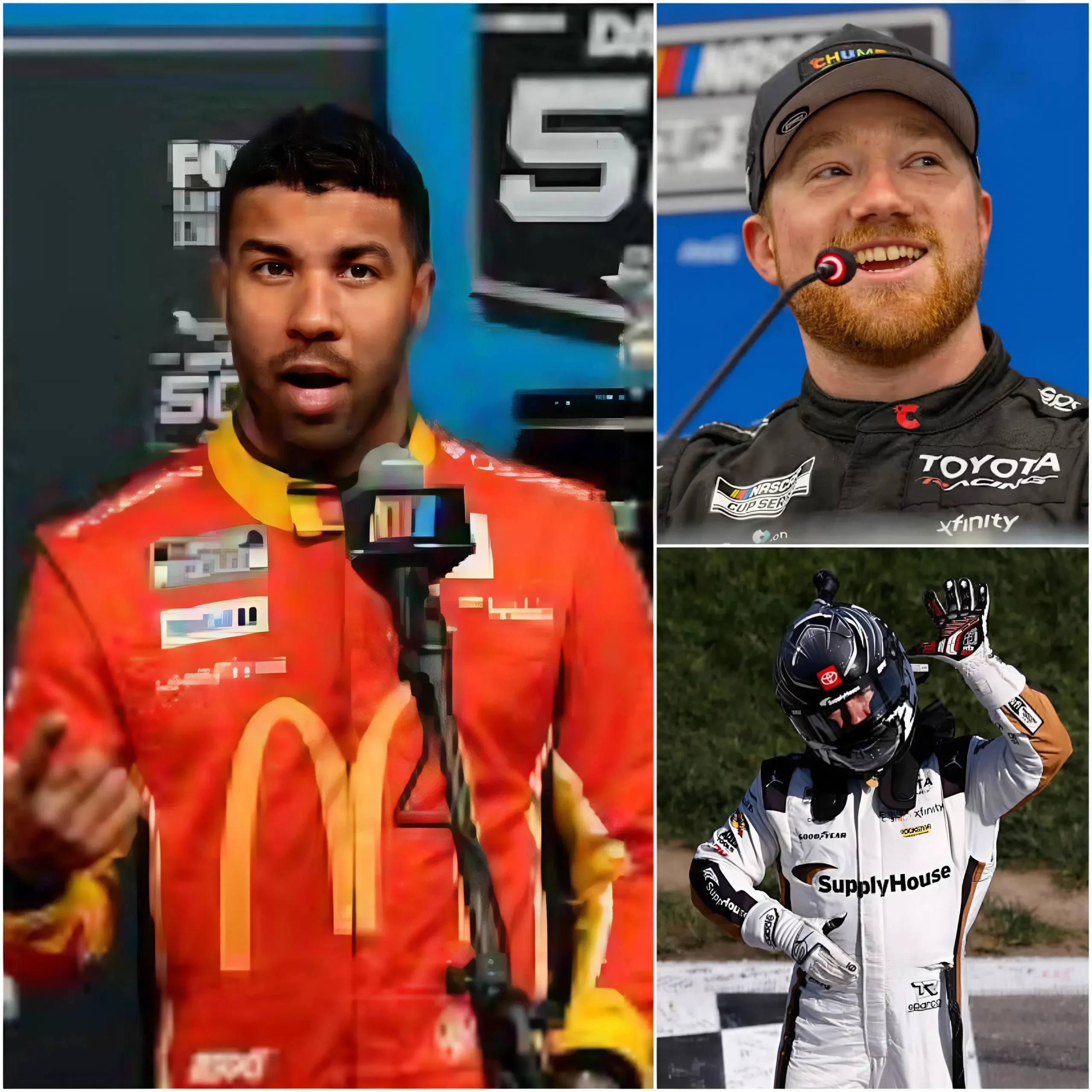 Cover Image for 🔥 EXPLOSIVE CONTROVERSY: ‘Thanks to 23XI Racing he’s won a lot of races — without it, he’d be trash!’ 😱🏁 — Bubba Wallace is reported to have made a brutally blunt remark aimed at Tyler Reddick following his own streak of 5 consecutive wins that has sent shockwaves through the NASCAR world 🌍🔥.