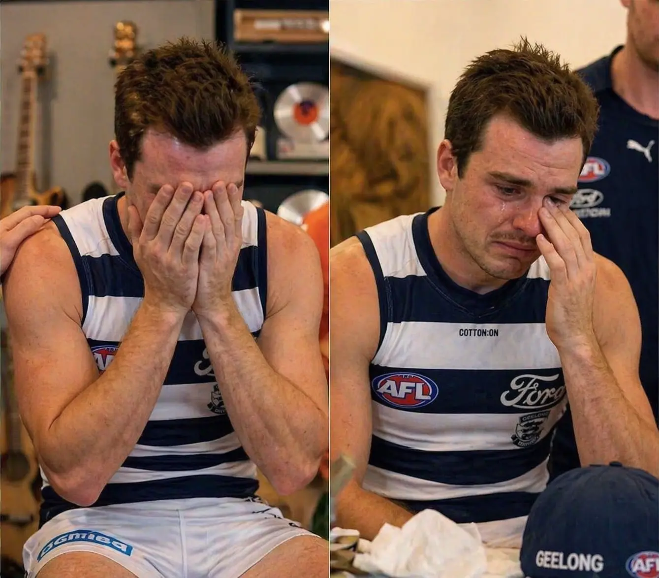 Cover Image for 🚨 10 MINUTES AGO in Melbourne, Australia, Jeremy Cameron, in the hospital, was officially confirmed at the center of a shocking development that has sent shockwaves through the AFL community, leaving fans and experts completely stunned…