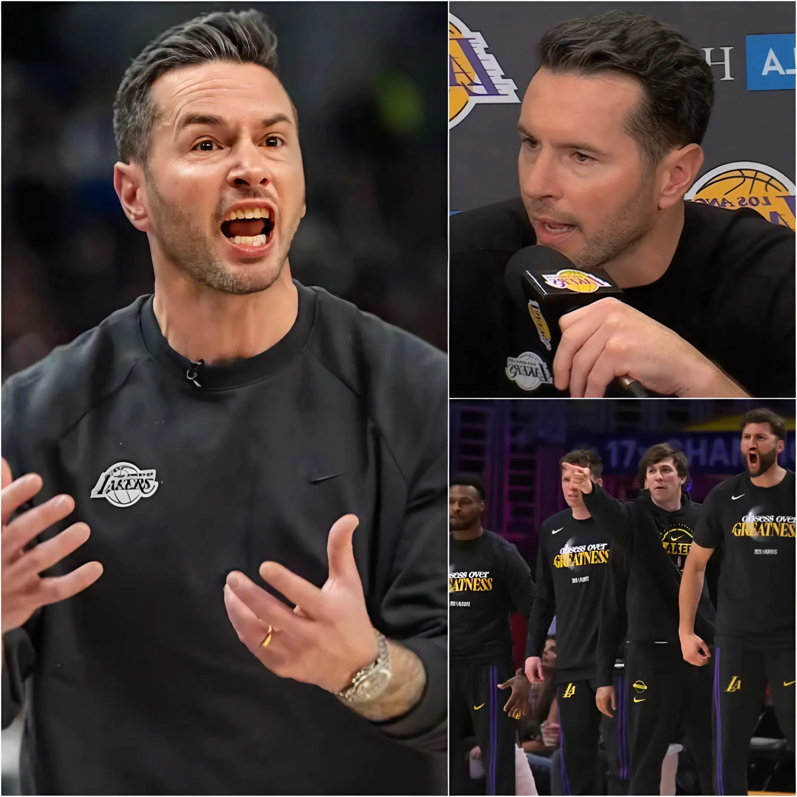 Cover Image for ⛔ 10 MINUTES AGO: Los Angeles Lakers head coach JJ Redick stunned the entire basketball world with his decision to bench a key player right before the crucial game against the Houston Rockets. The reason and the identity of the player, when revealed, caused an uproar among fans… DETAILS BELOW 👇👇