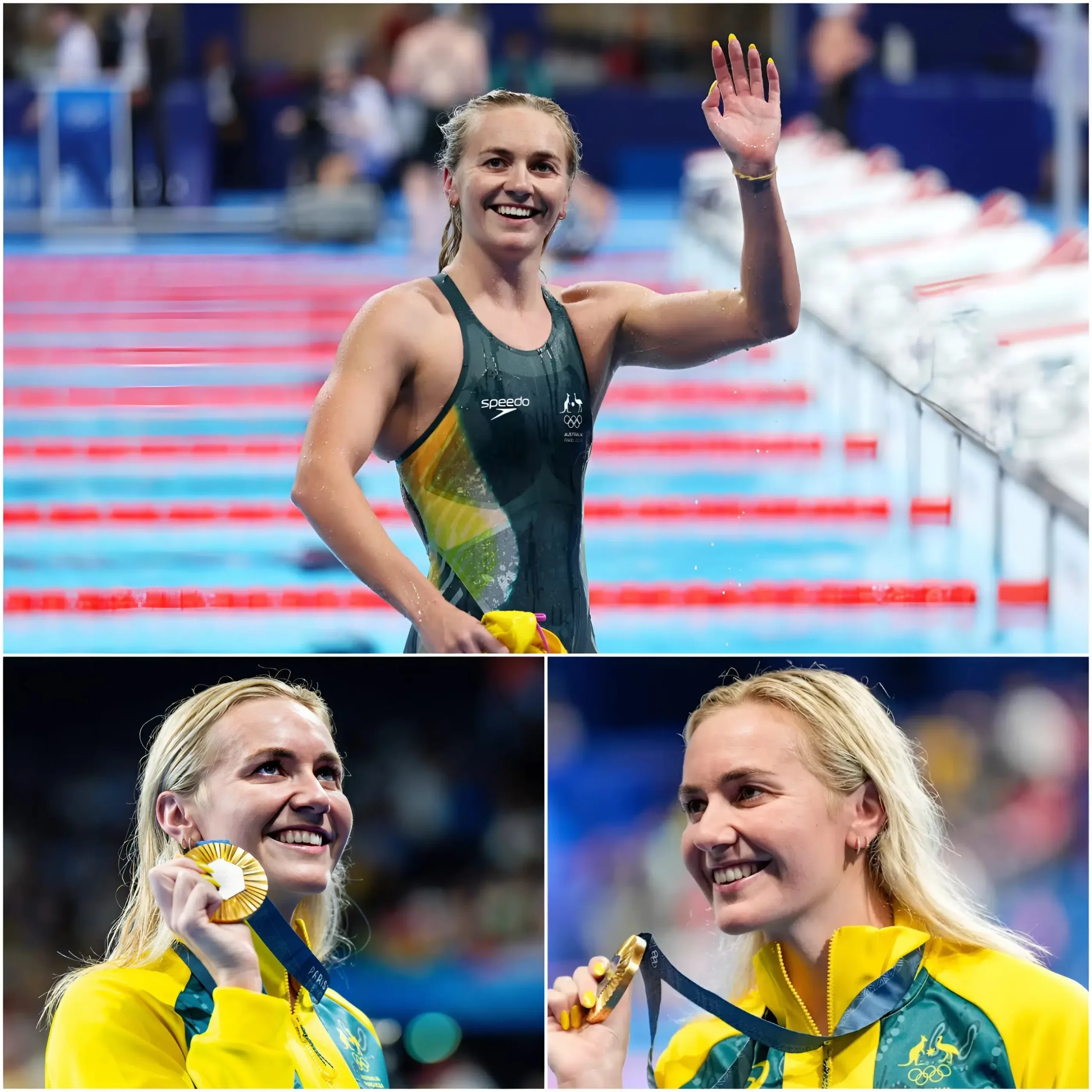 Cover Image for 🚨🔥 SHOCK CAREER SHIFT IN SWIMMING: Ariarne Titmus has officially moved into broadcasting after announcing her retirement, signing a major deal with Channel 7 to work as a field reporter at the 2026 Commonwealth Games in Glasgow — stunning fans as the “queen of the pool” begins a completely new chapter far away from competitive swimming. 🏊‍♀️📺🔥