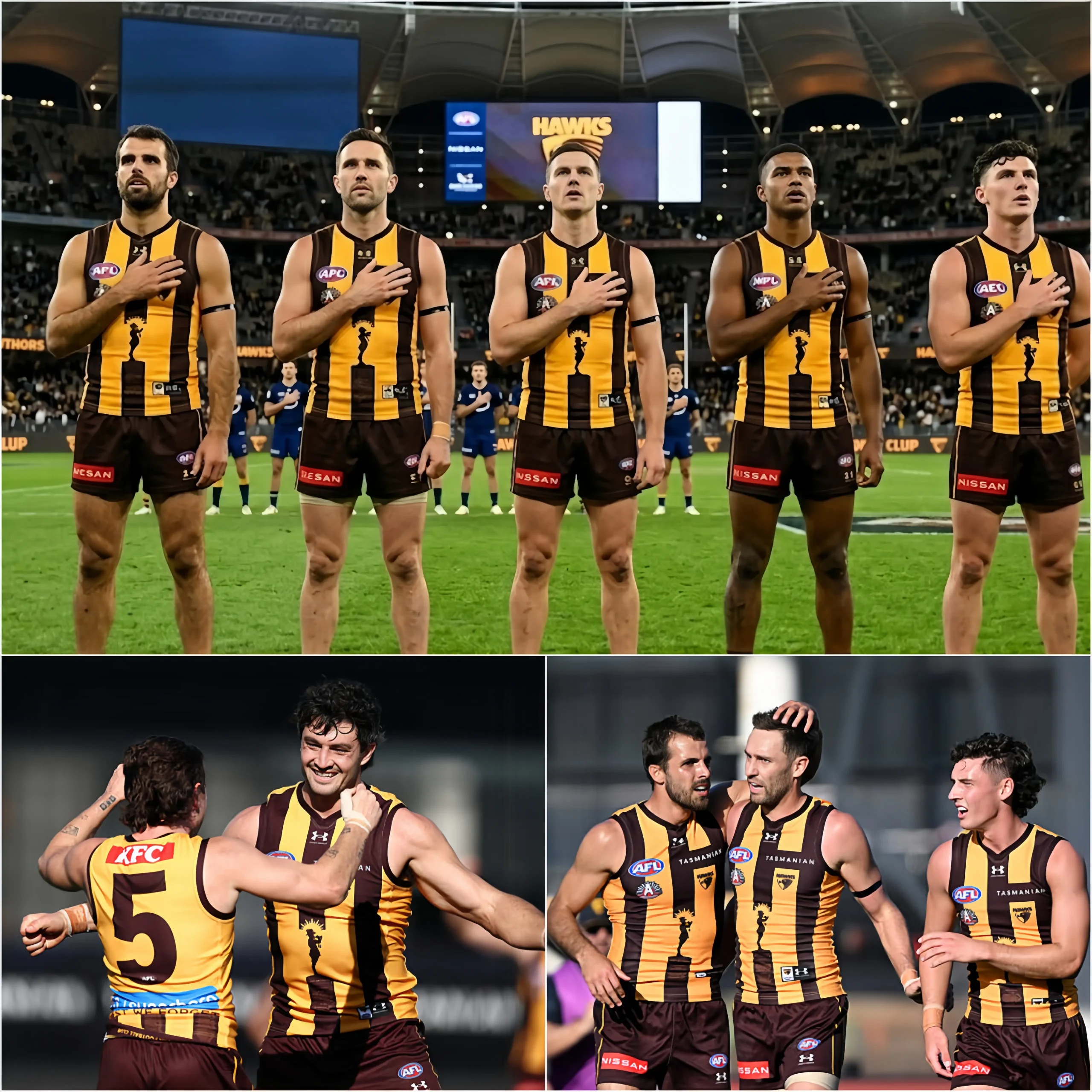 Cover Image for No one saw it coming — but the final moments after the clash between the Hawthorn Hawks and the Gold Coast Suns left fans with something far more meaningful than just a result on the scoreboard.