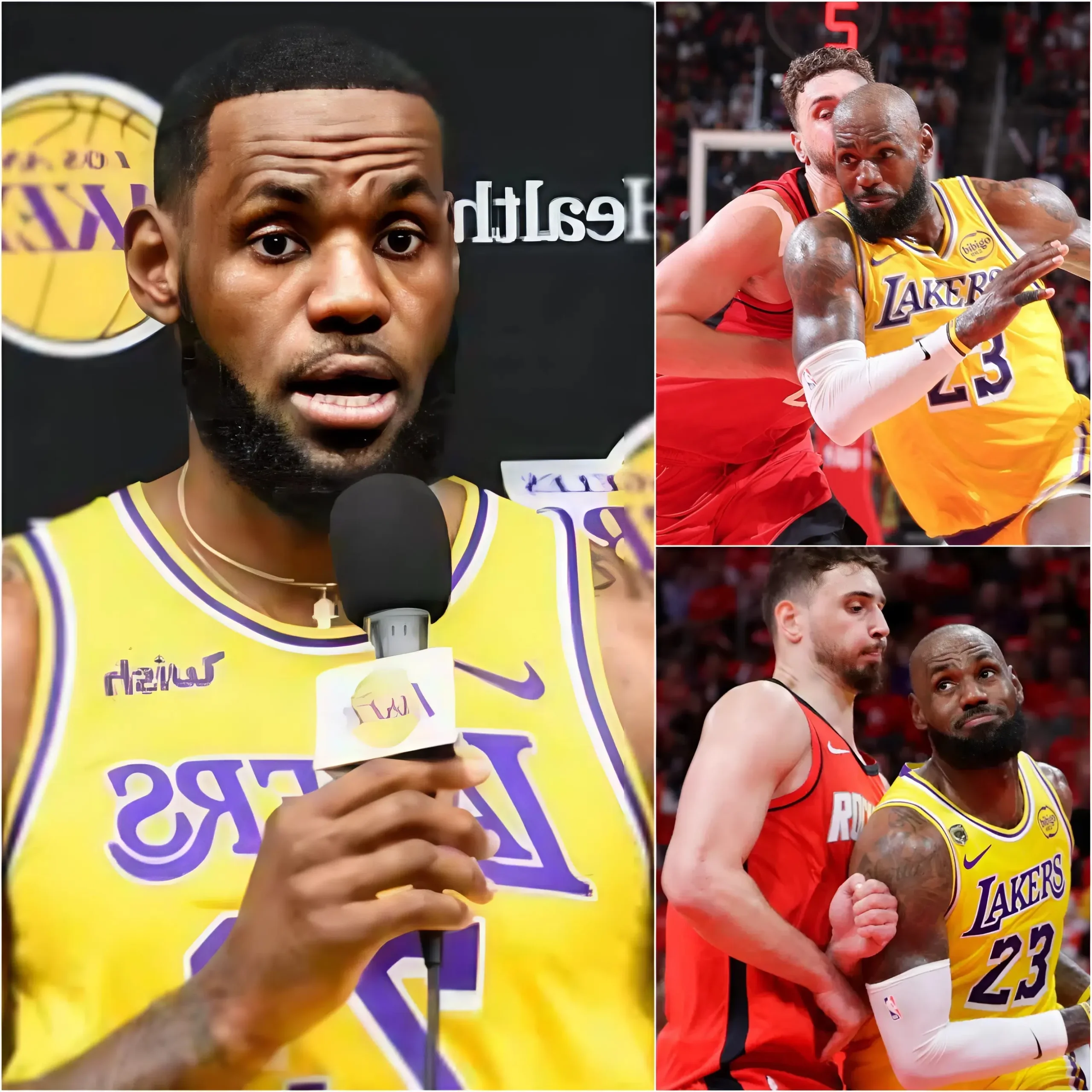 Cover Image for 😱 “THE FINAL 25 SECONDS TURNED INTO AN UNTHINKABLE DISASTER!” – The Houston Rockets had victory in their hands… but everything collapsed in an instant when LeBron James drilled an ice-cold three-pointer like an execution shot, dragging the Los Angeles Lakers back from the dead.