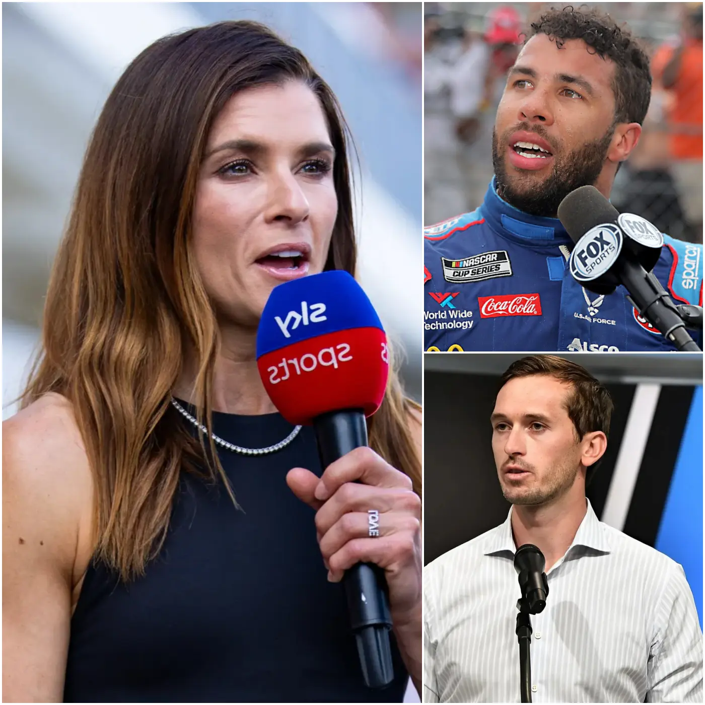 Cover Image for “I DON’T WANT TO SEE HIM IN NASCAR ANYMORE…” Danica Patrick unexpectedly made a shocking statement on behalf of nine NASCAR teams that filed a lawsuit seeking a permanent ban on Bubba Wallace from NASCAR